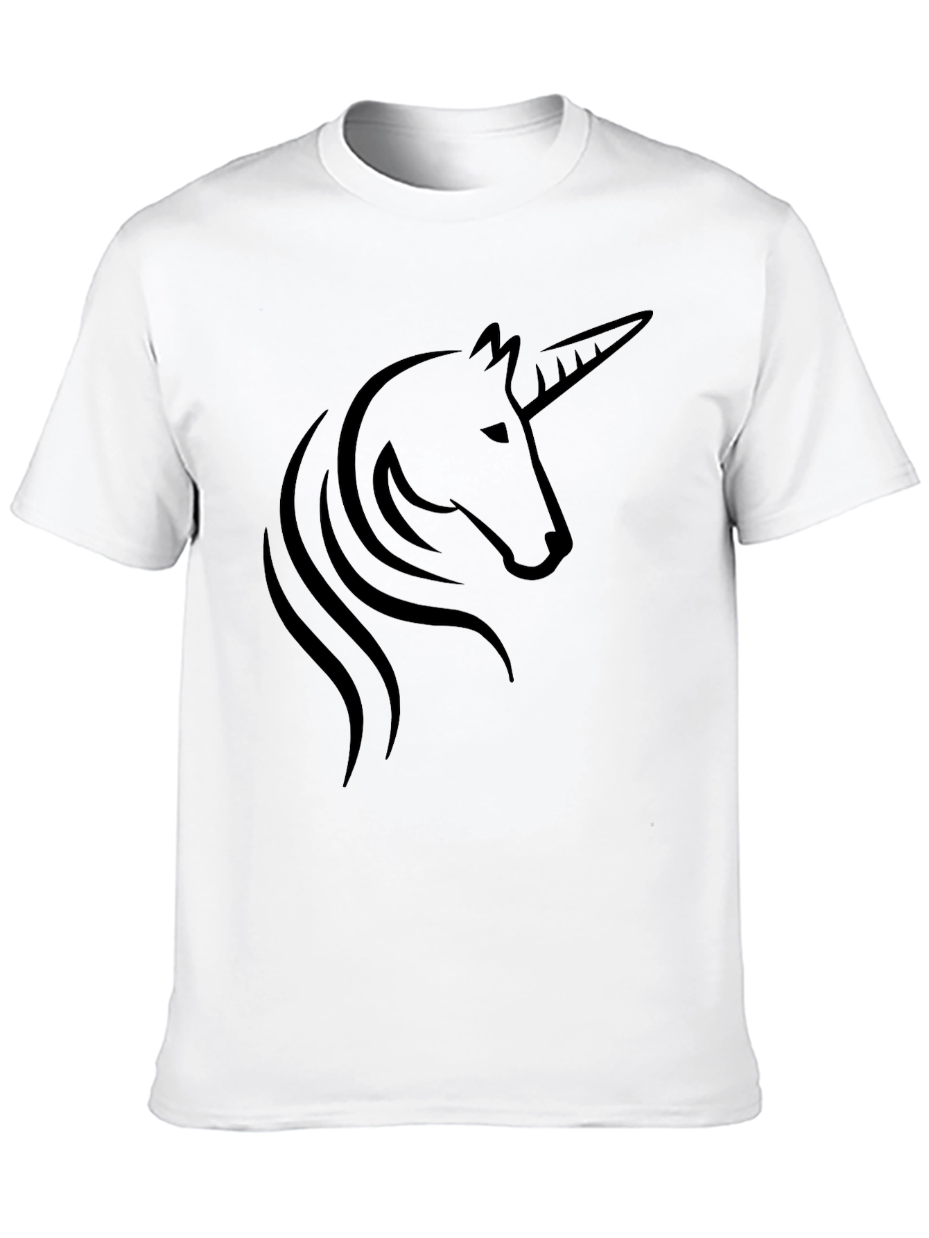 Unicorn Graphic Black T-Shirt