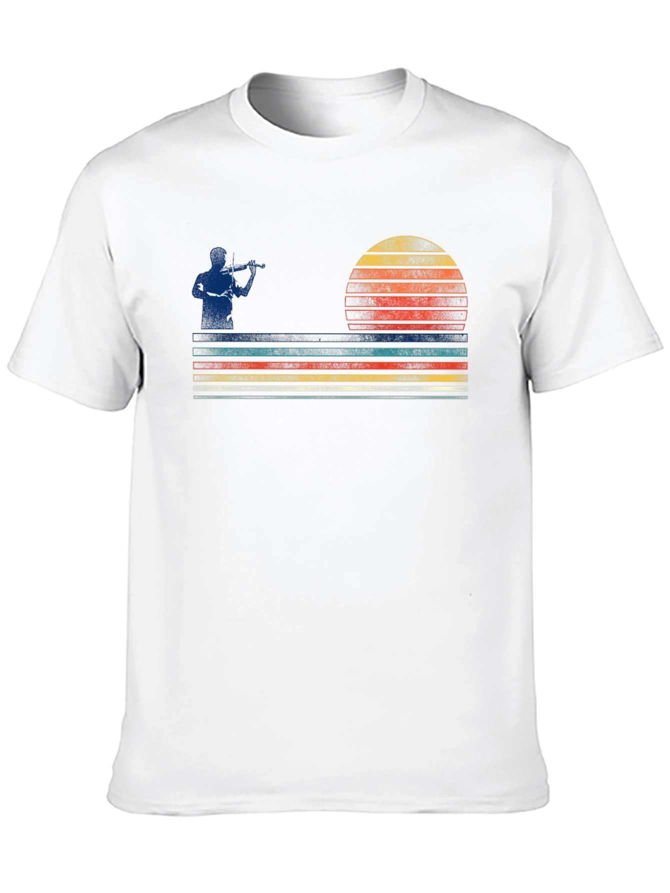 Retro Fiddler Sunset Graphic Tee