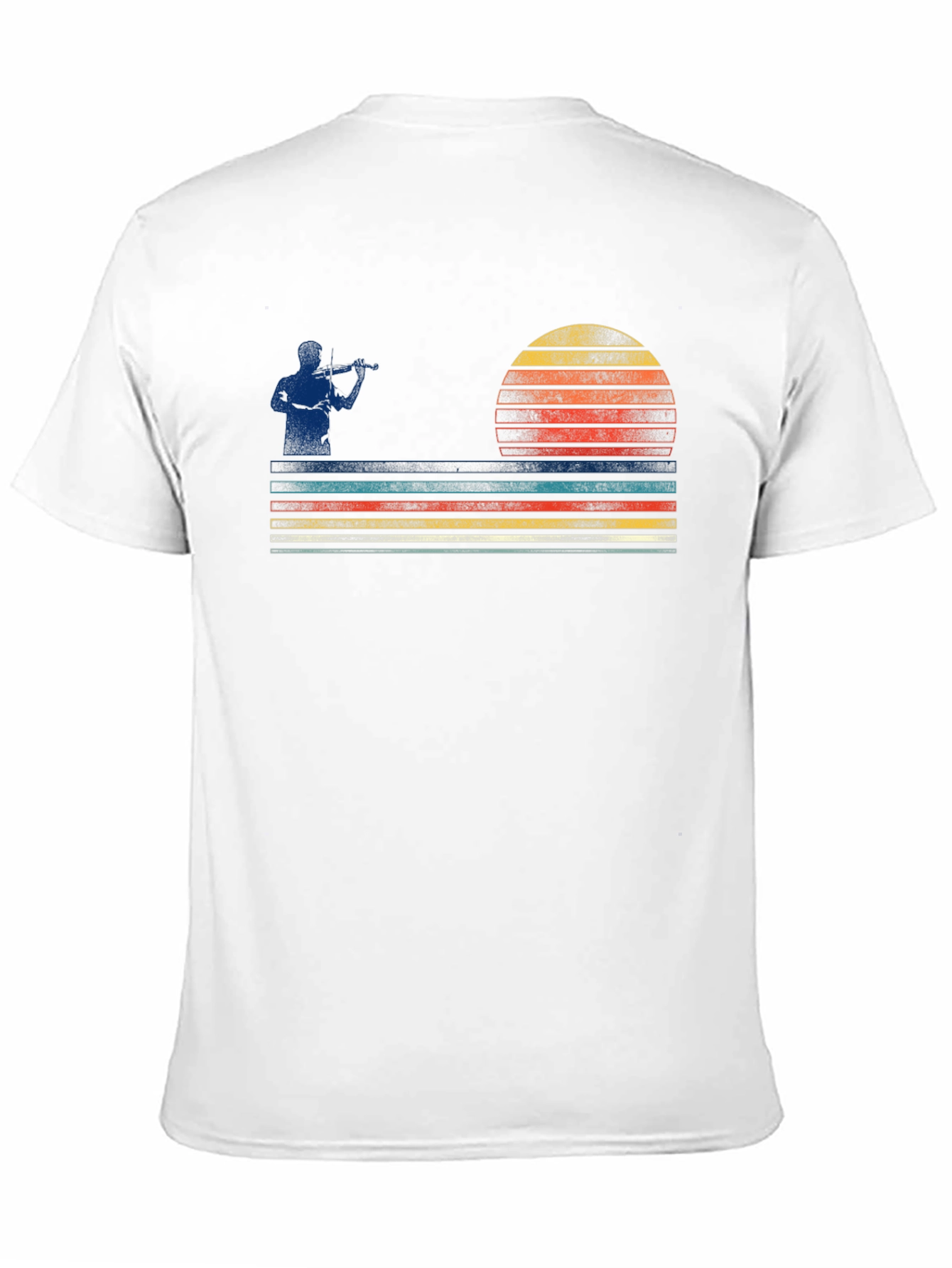Retro Fiddler Sunset Graphic Tee