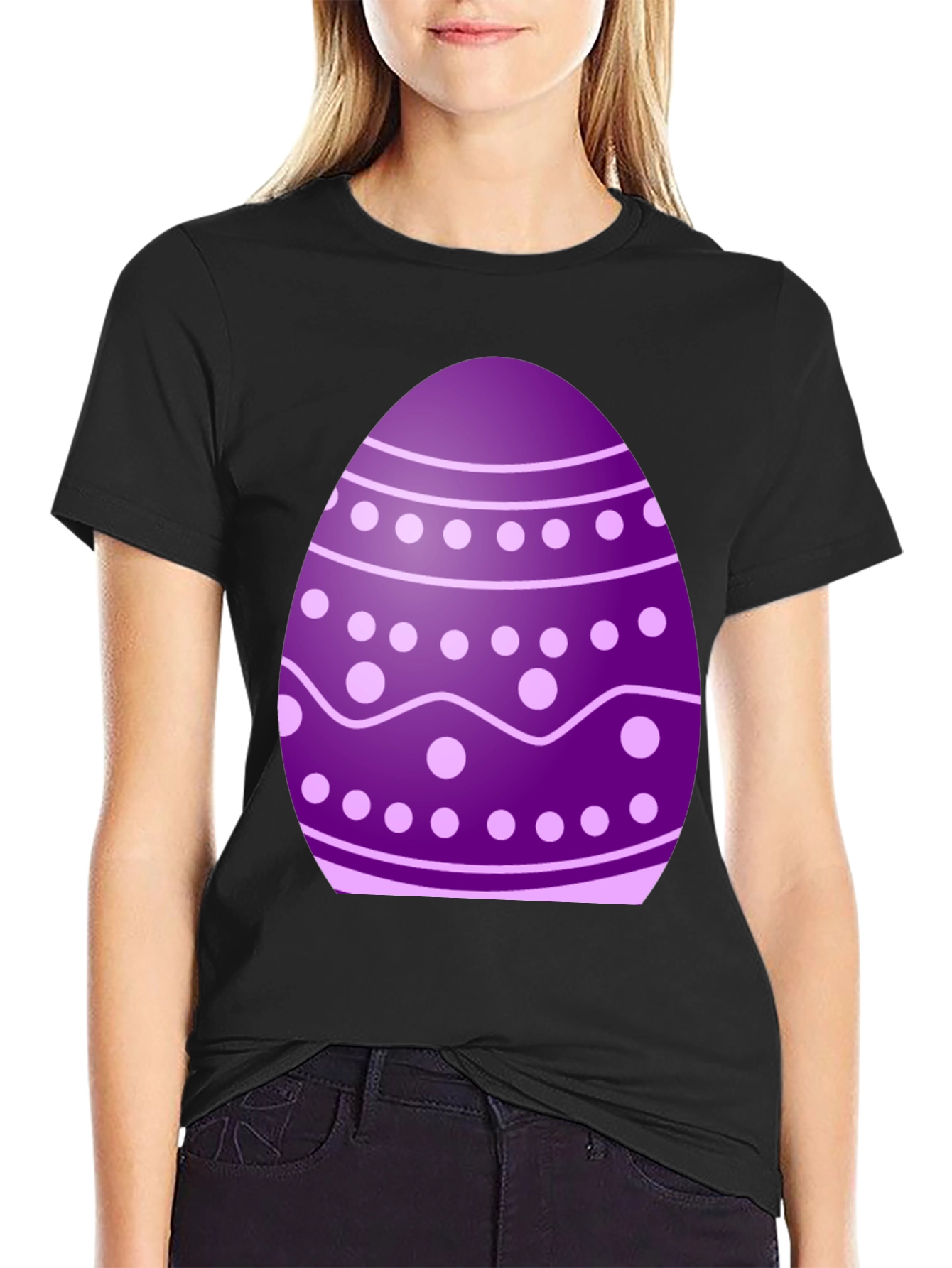 Easter Egg Graphic T-Shirt - Fun Holiday Apparel