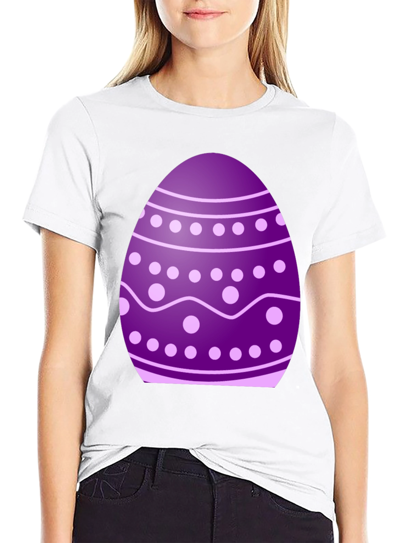 Easter Egg Graphic T-Shirt - Fun Holiday Apparel