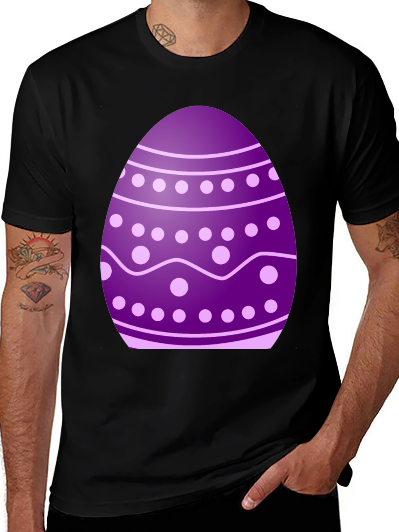 Easter Egg Graphic T-Shirt - Fun Holiday Apparel