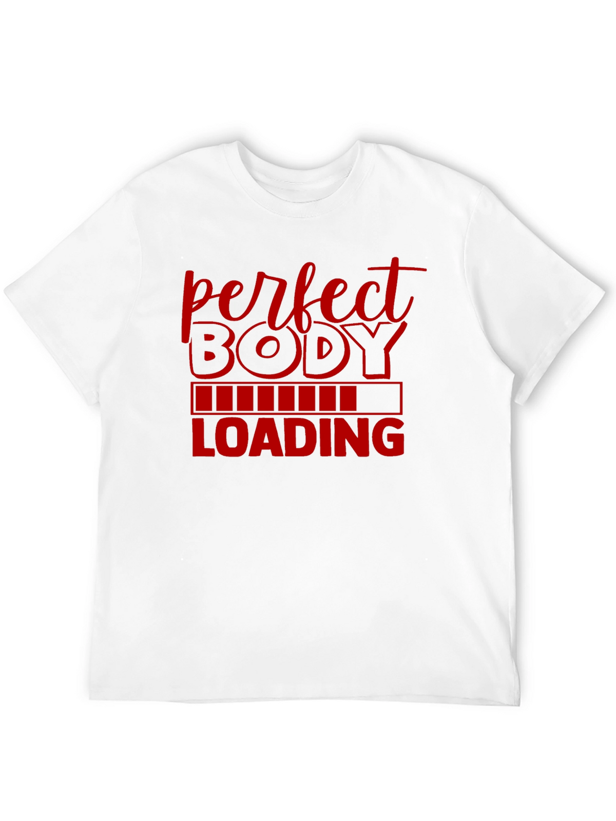 Perfect Body Loading Mens Graphic T-Shirt