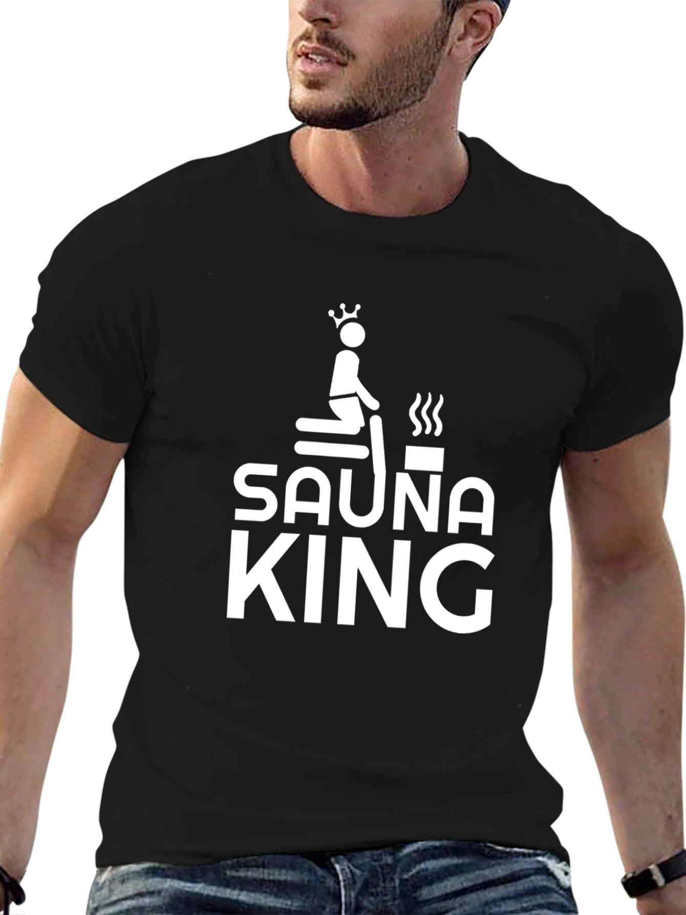 Sauna King Black T-Shirt