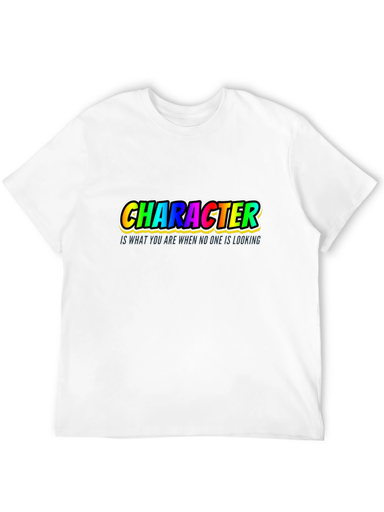 Character Quote T-Shirt - Inspiring Graphic Tee