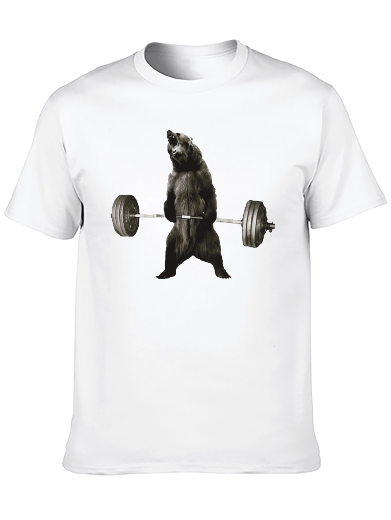 Bear Weightlifting T-Shirt - Gym Beast Mode