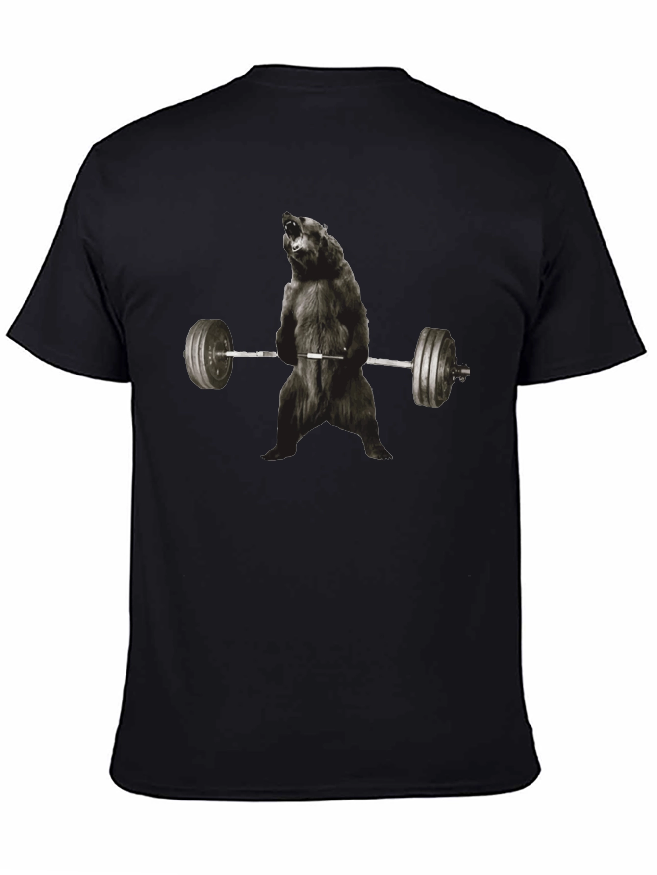 Bear Weightlifting T-Shirt - Gym Beast Mode