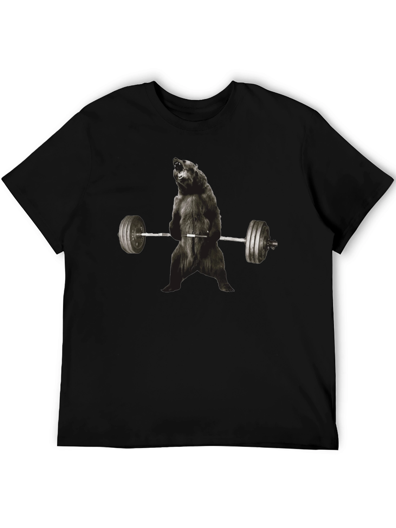 Bear Weightlifting T-Shirt - Gym Beast Mode