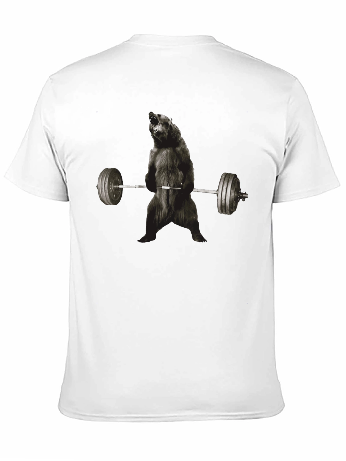 Bear Weightlifting T-Shirt - Gym Beast Mode