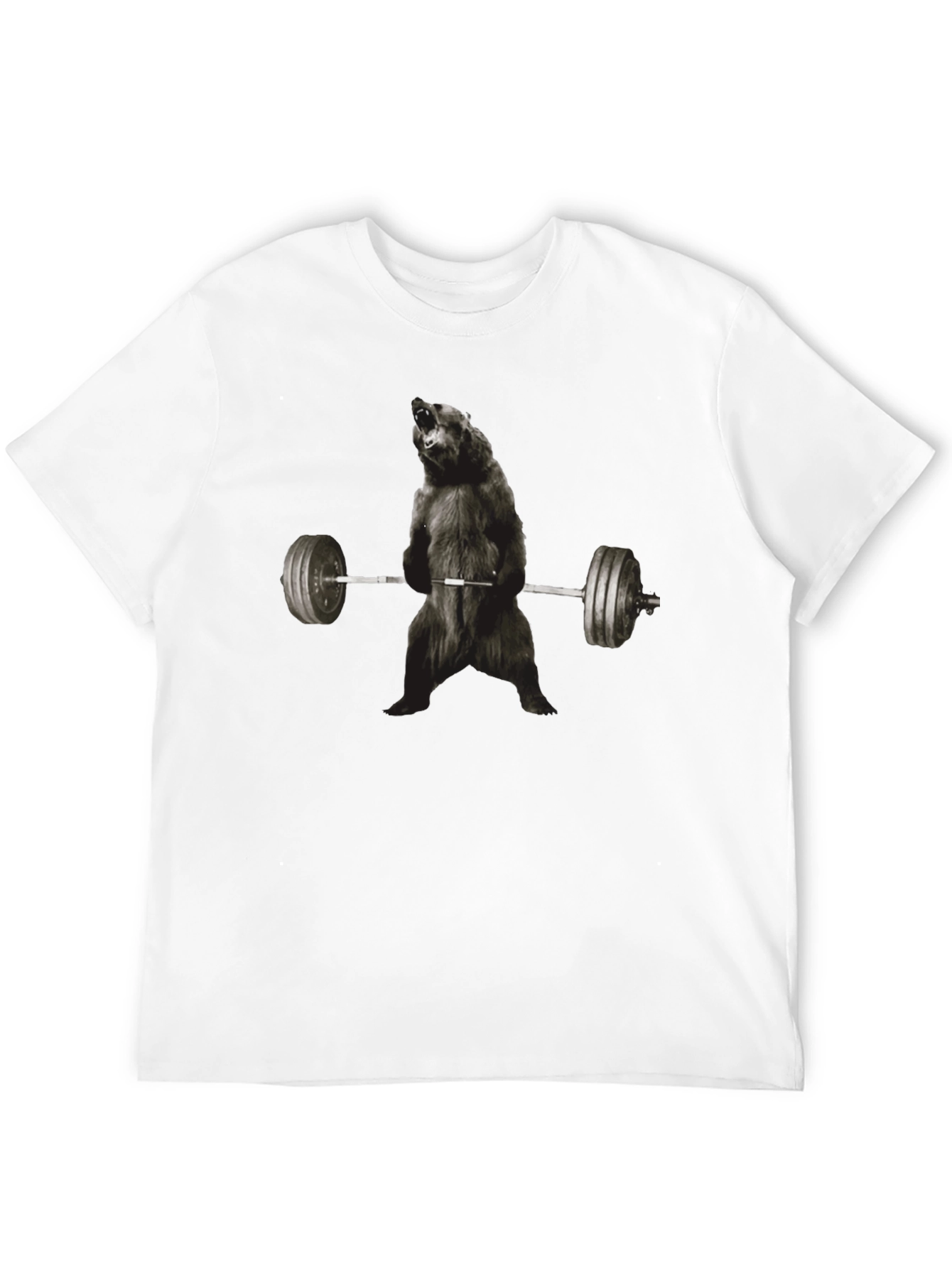 Bear Weightlifting T-Shirt - Gym Beast Mode