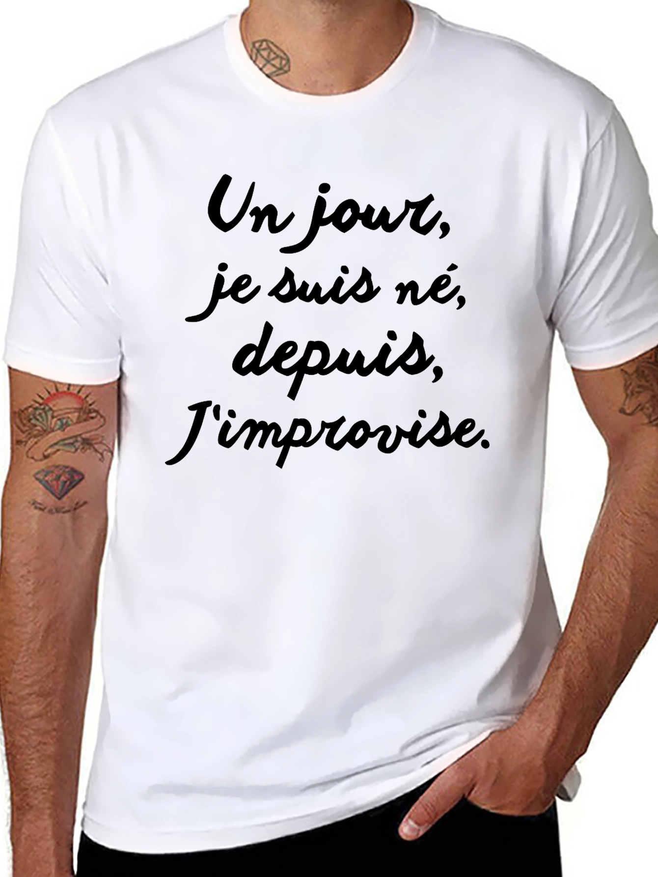 Humorous French Phrase Graphic Tee