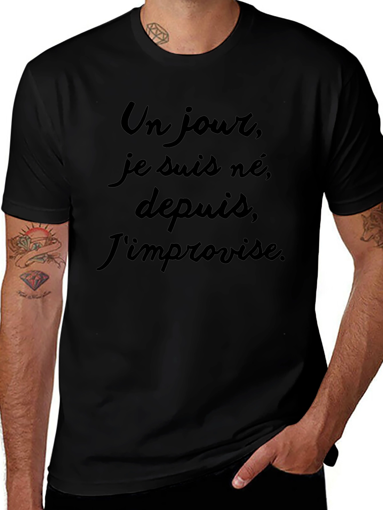 Humorous French Phrase Graphic Tee
