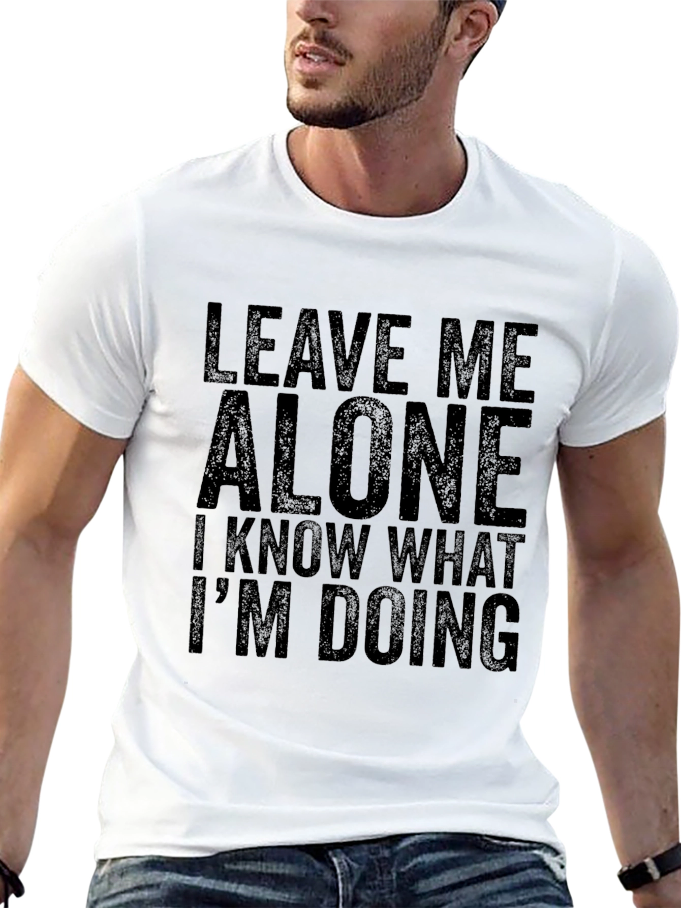 Leave Me Alone Graphic T-Shirt - Relaxed Fit