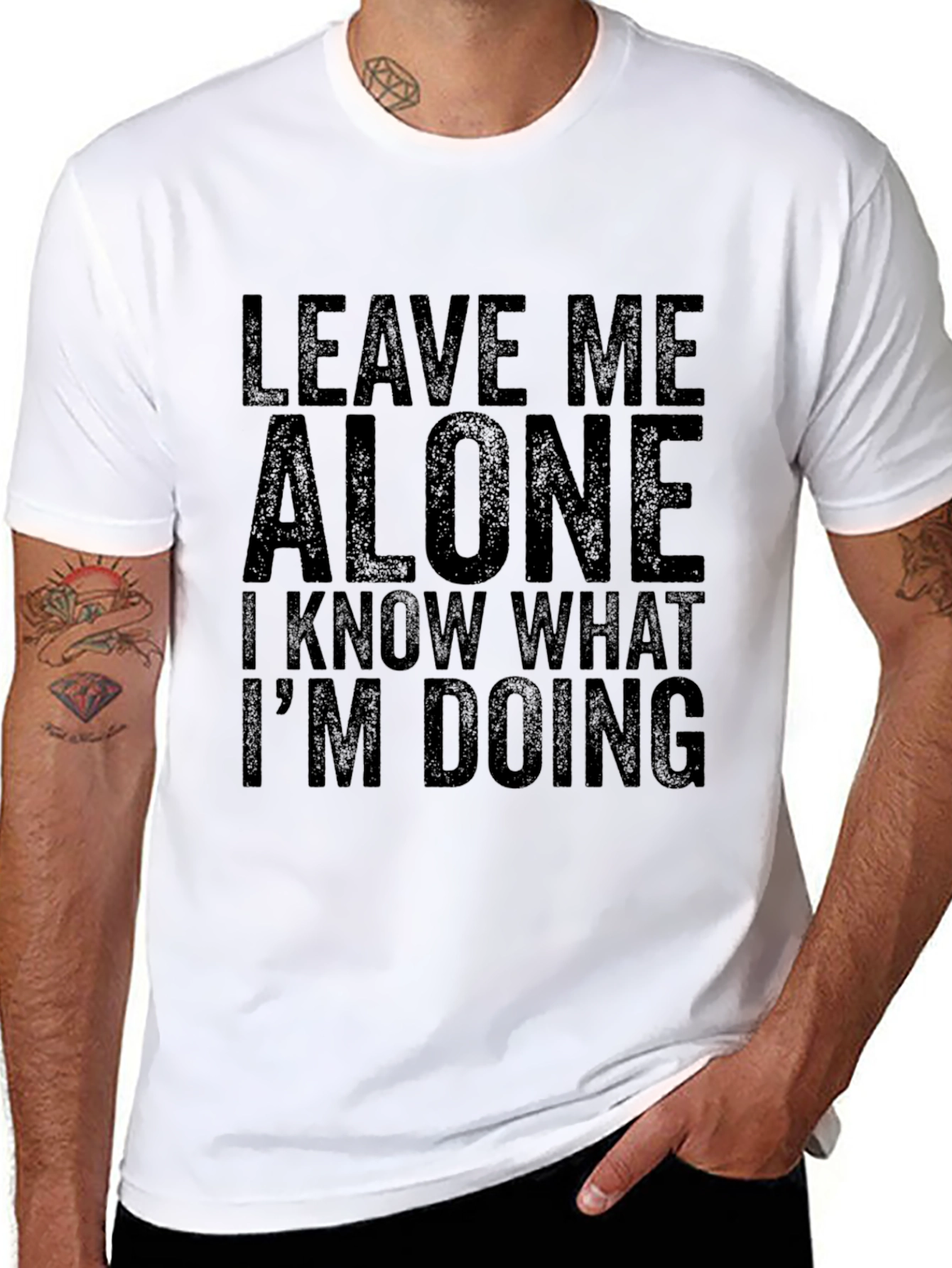 Leave Me Alone Graphic T-Shirt - Relaxed Fit