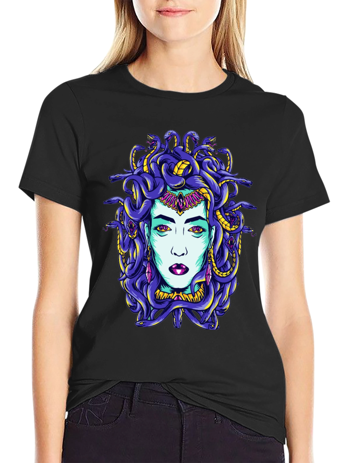 Medusa Graphic T-Shirt - Bold and Unique Design