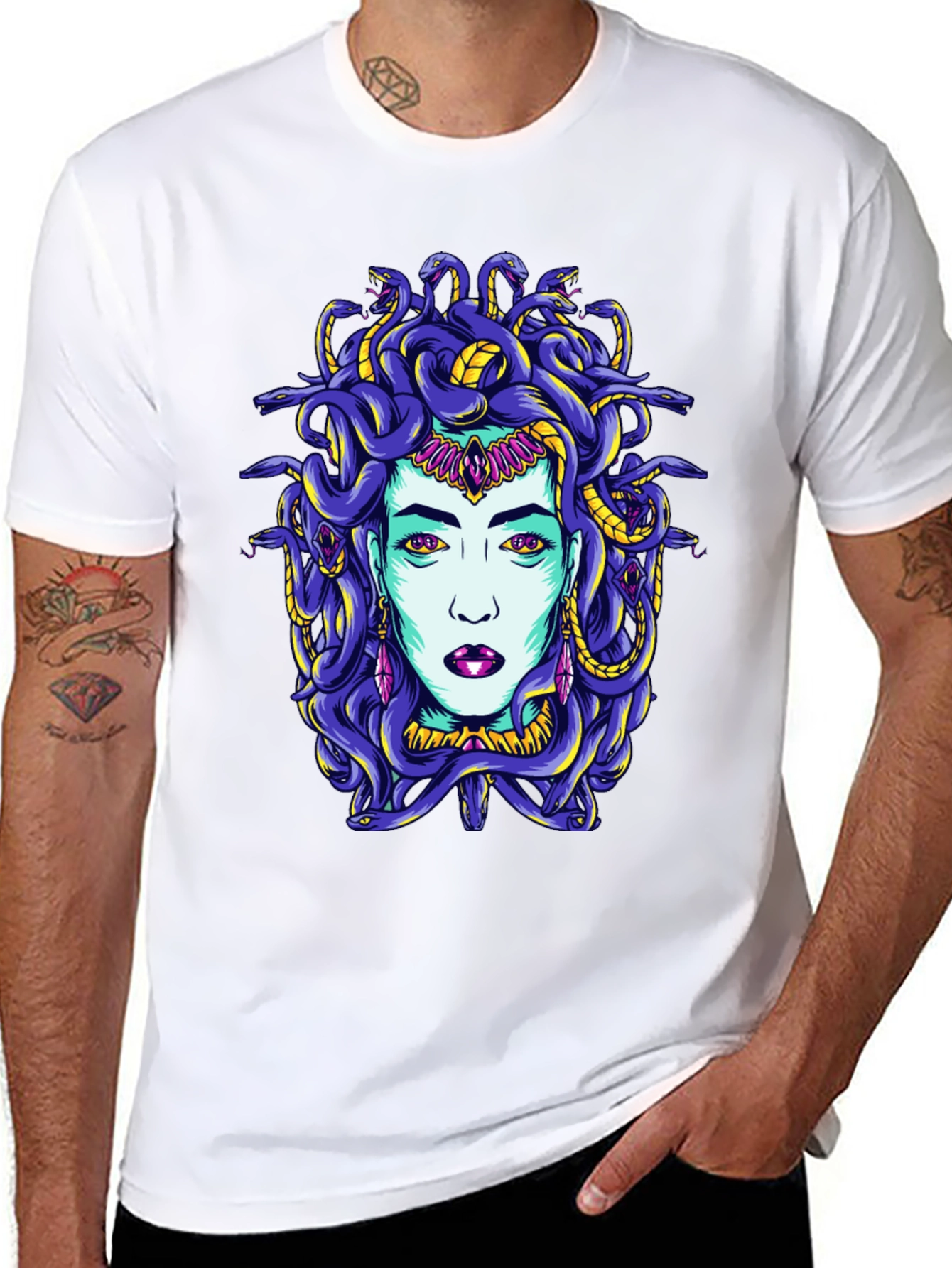 Medusa Graphic T-Shirt - Bold and Unique Design