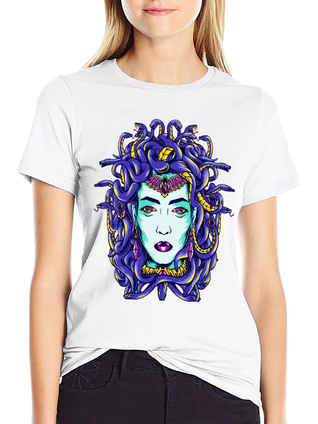 Medusa Graphic T-Shirt - Bold and Unique Design