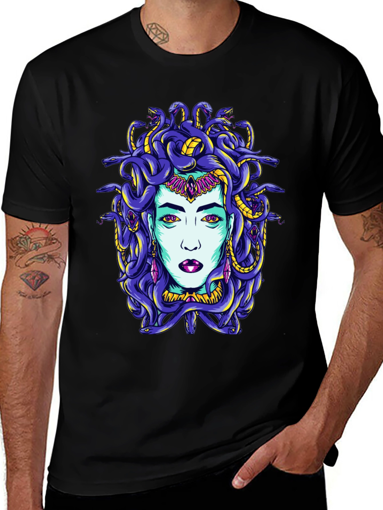 Medusa Graphic T-Shirt - Bold and Unique Design