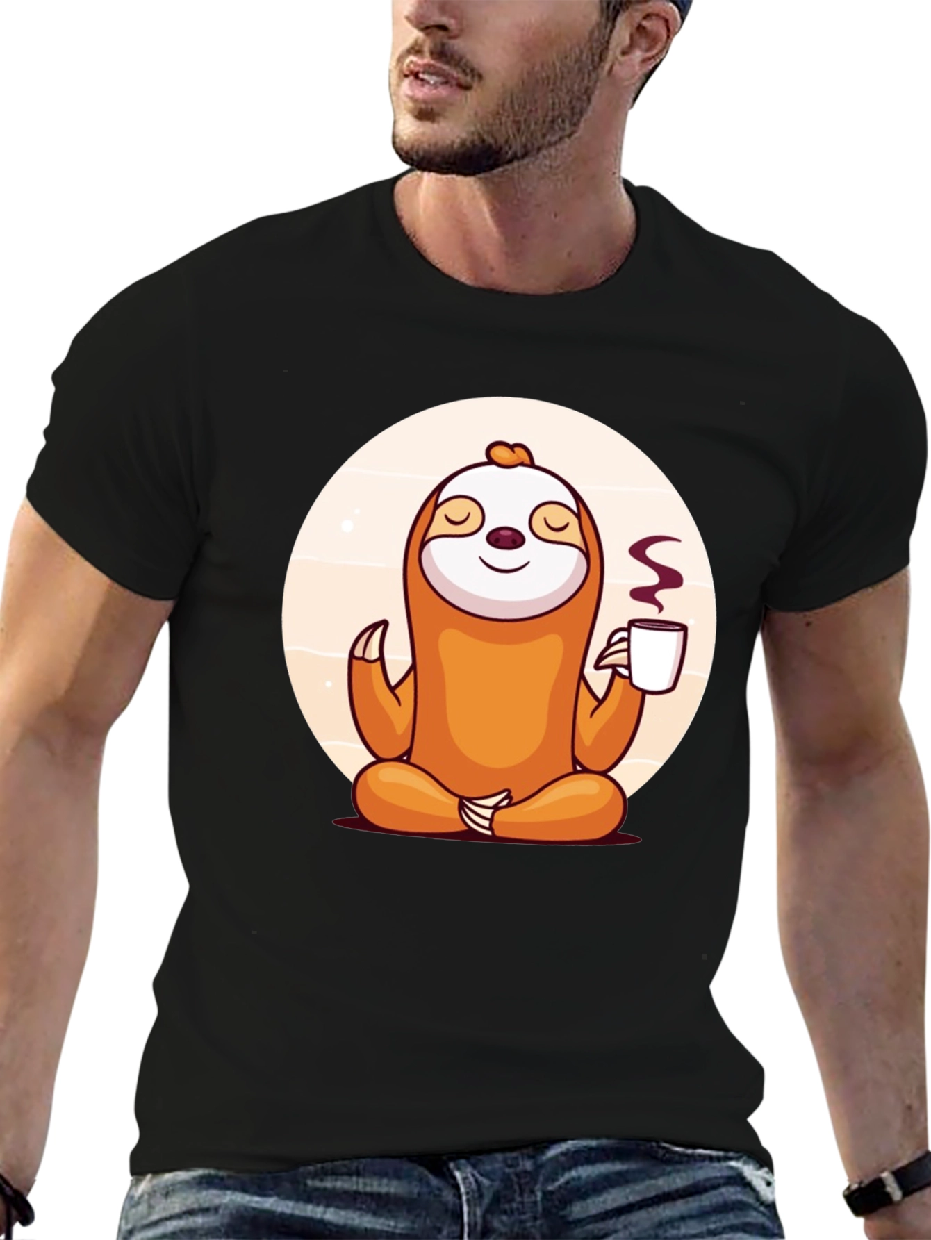 Relaxed Sloth Meditation T-Shirt