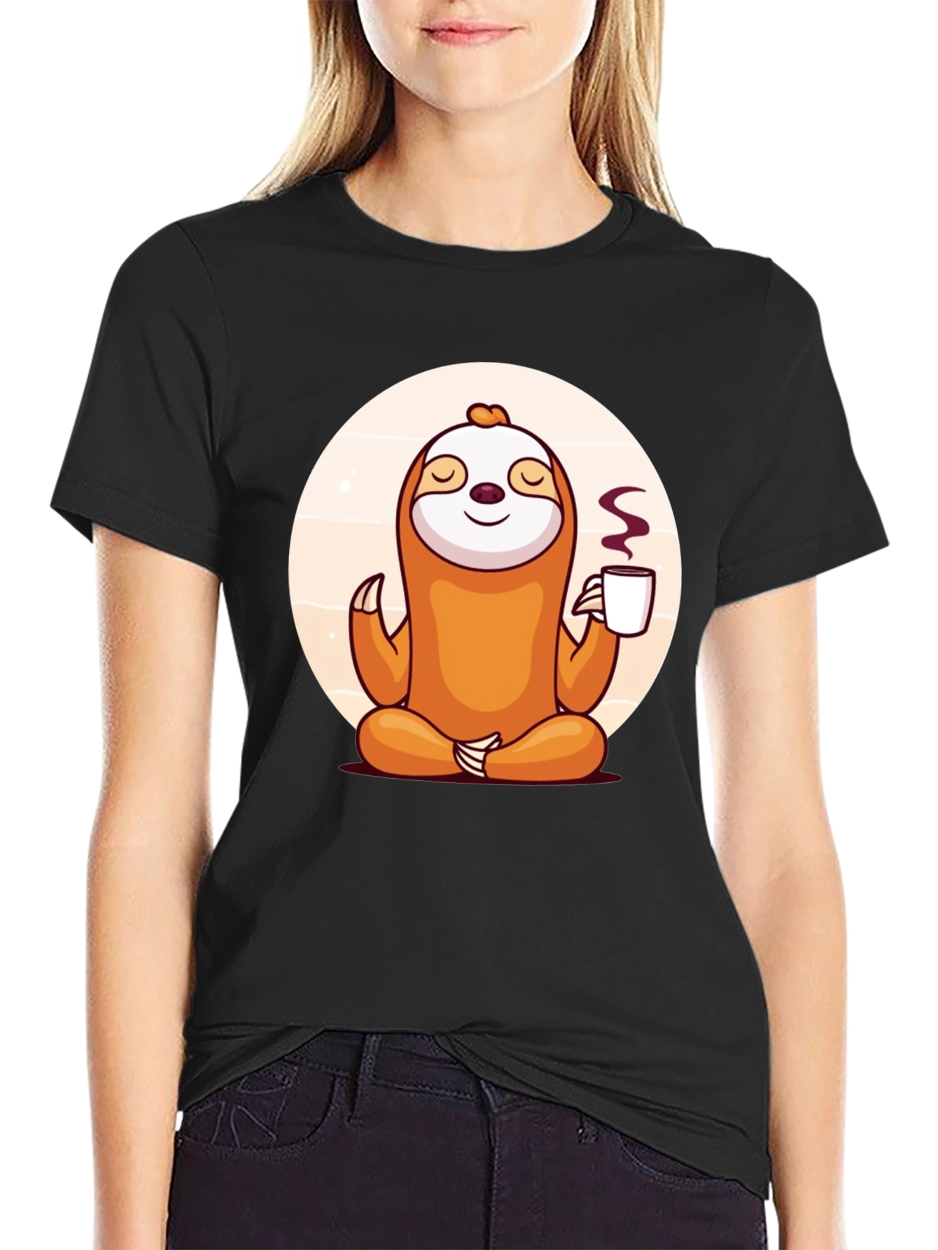 Relaxed Sloth Meditation T-Shirt