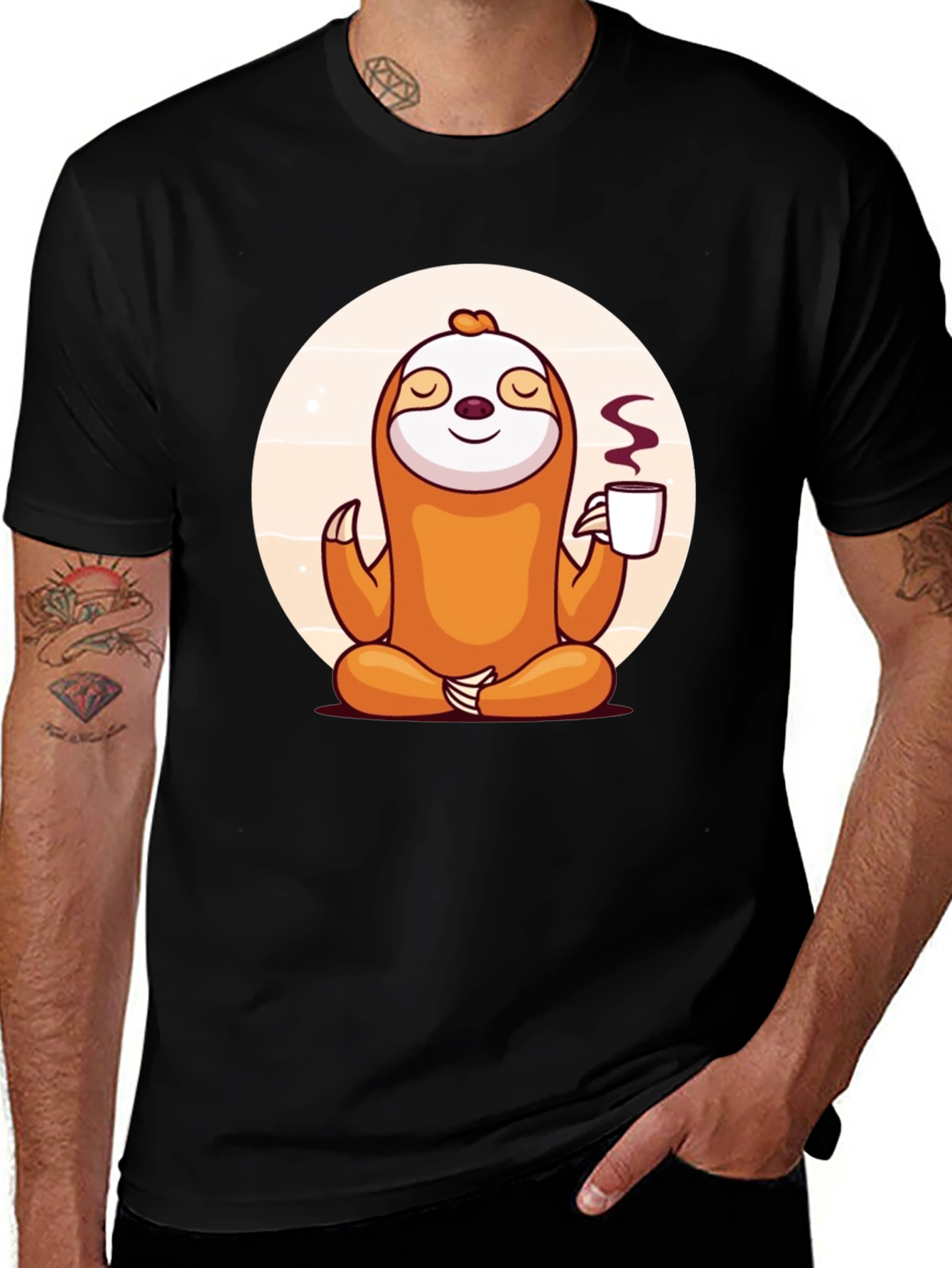 Relaxed Sloth Meditation T-Shirt