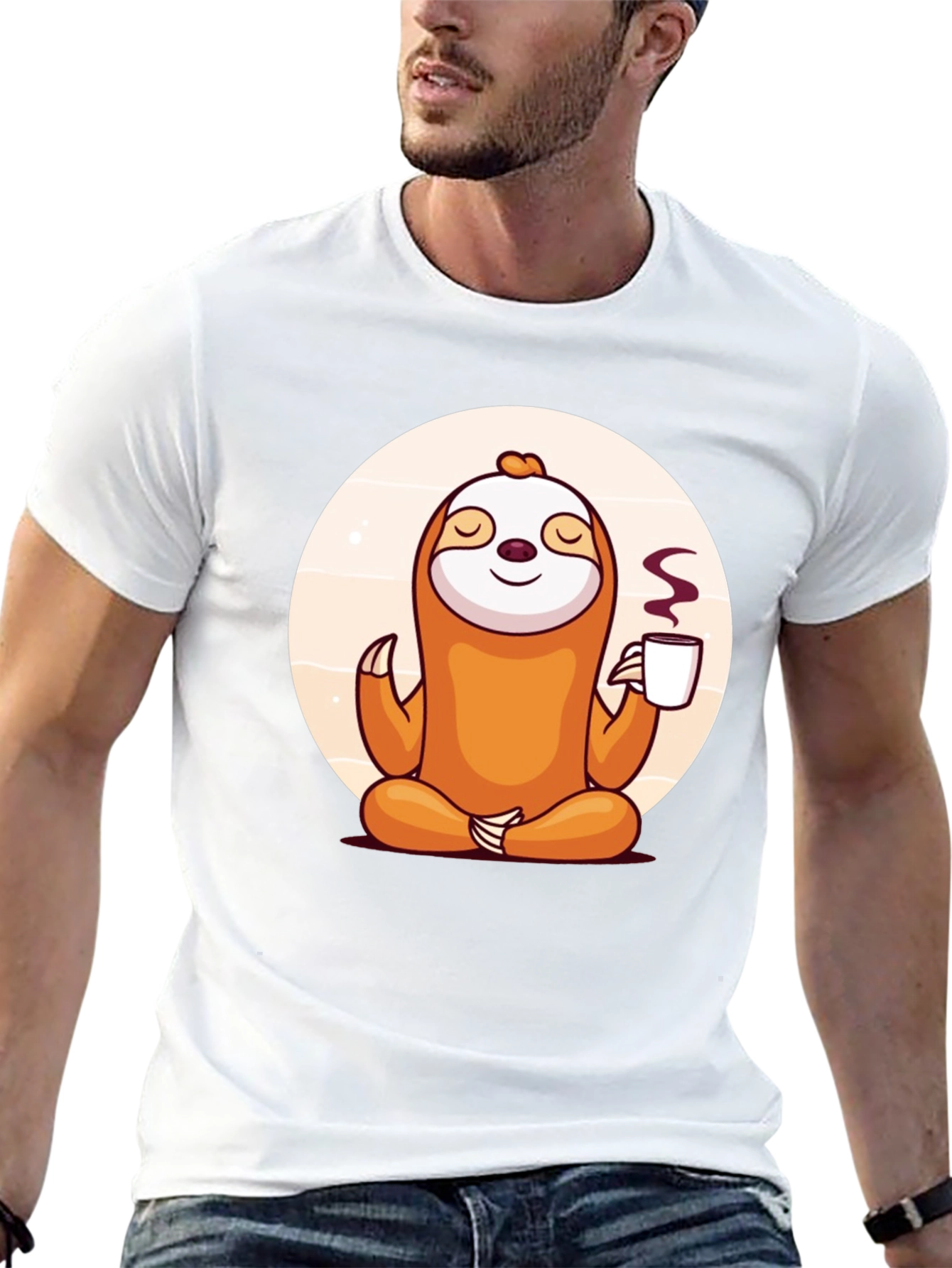 Relaxed Sloth Meditation T-Shirt