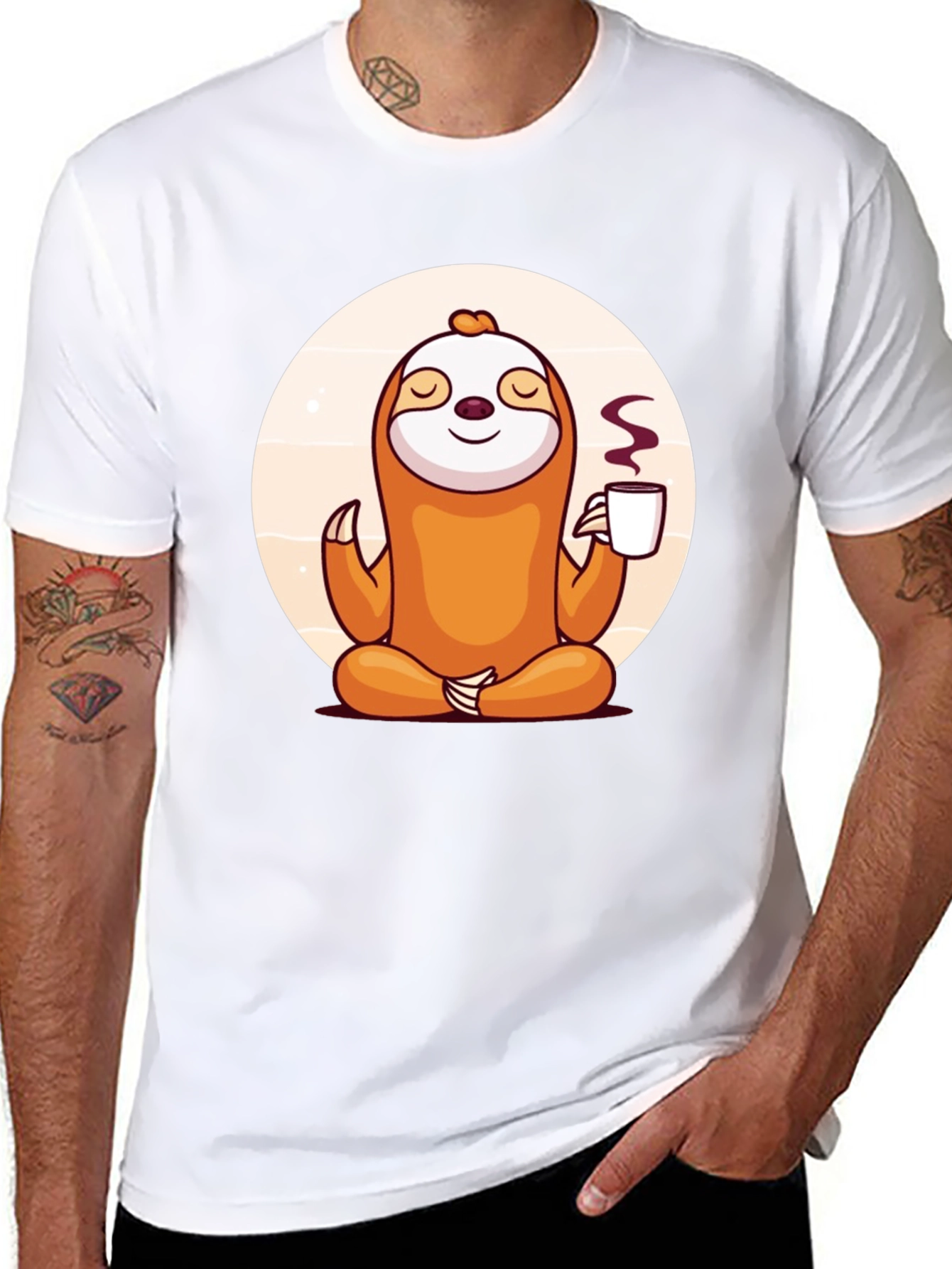 Relaxed Sloth Meditation T-Shirt