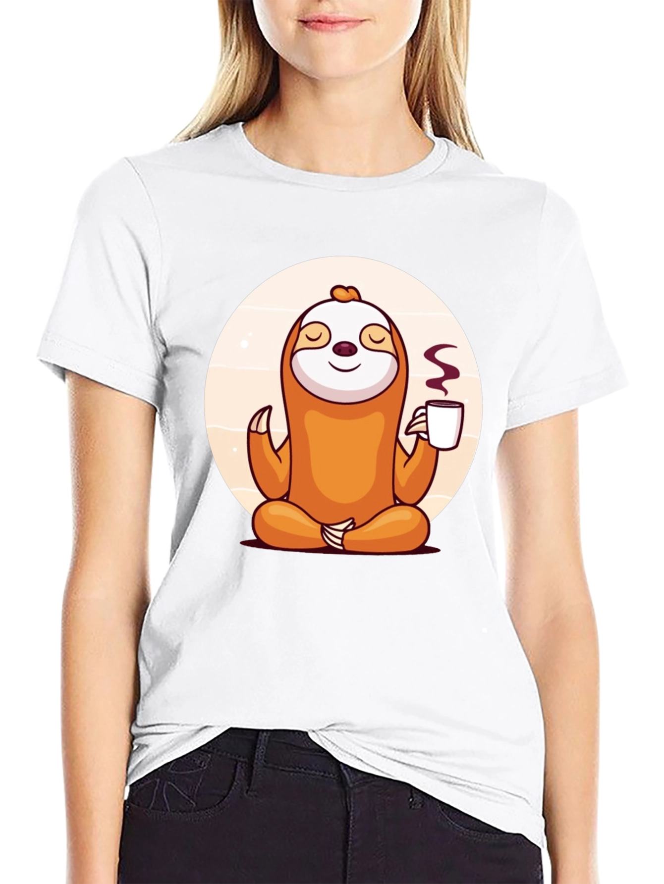 Relaxed Sloth Meditation T-Shirt