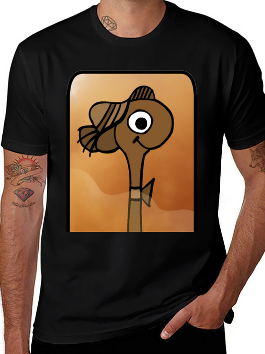 Cartoon Character Graphic Tee - Unique Design