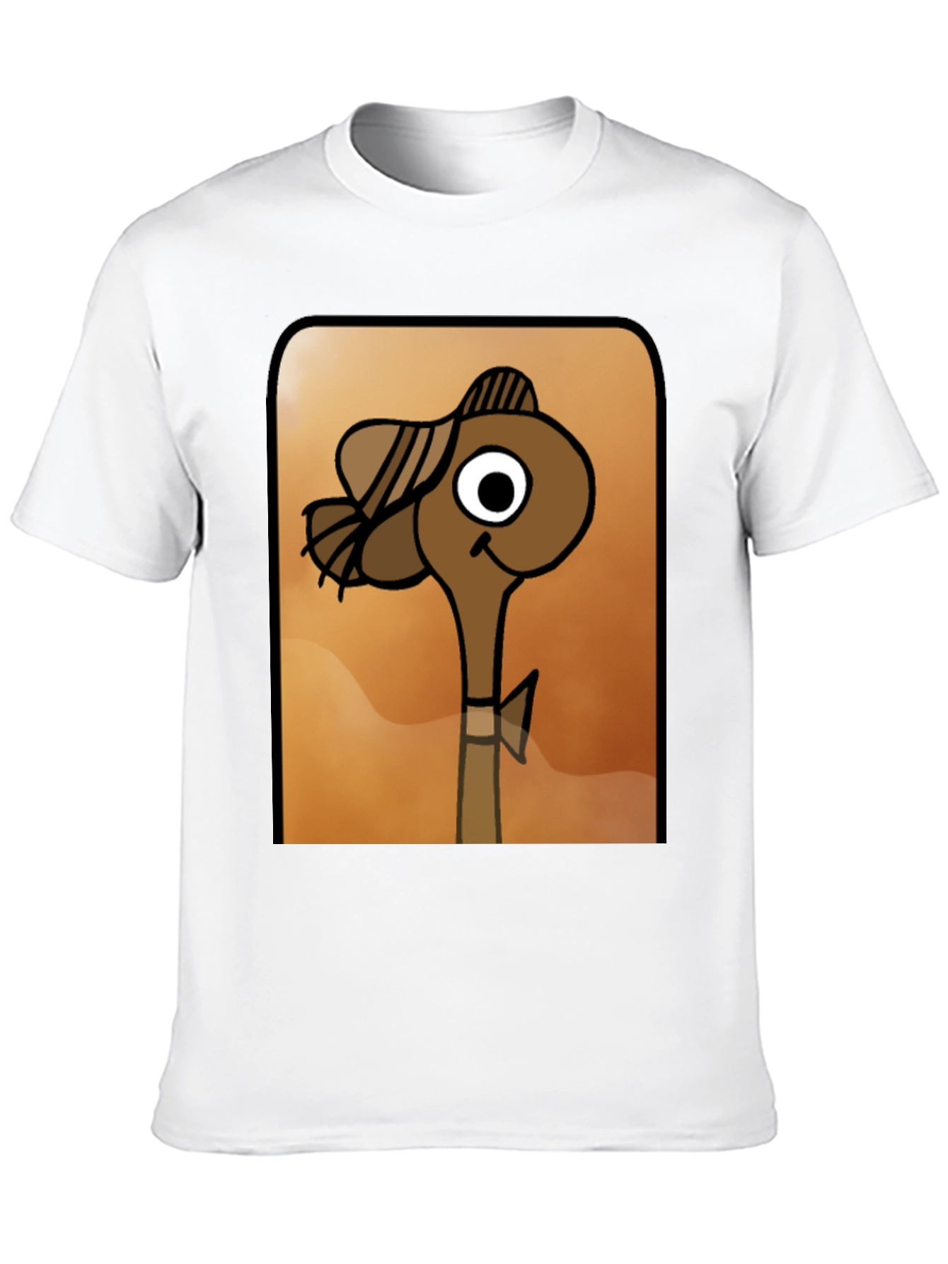 Cartoon Character Graphic Tee - Unique Design