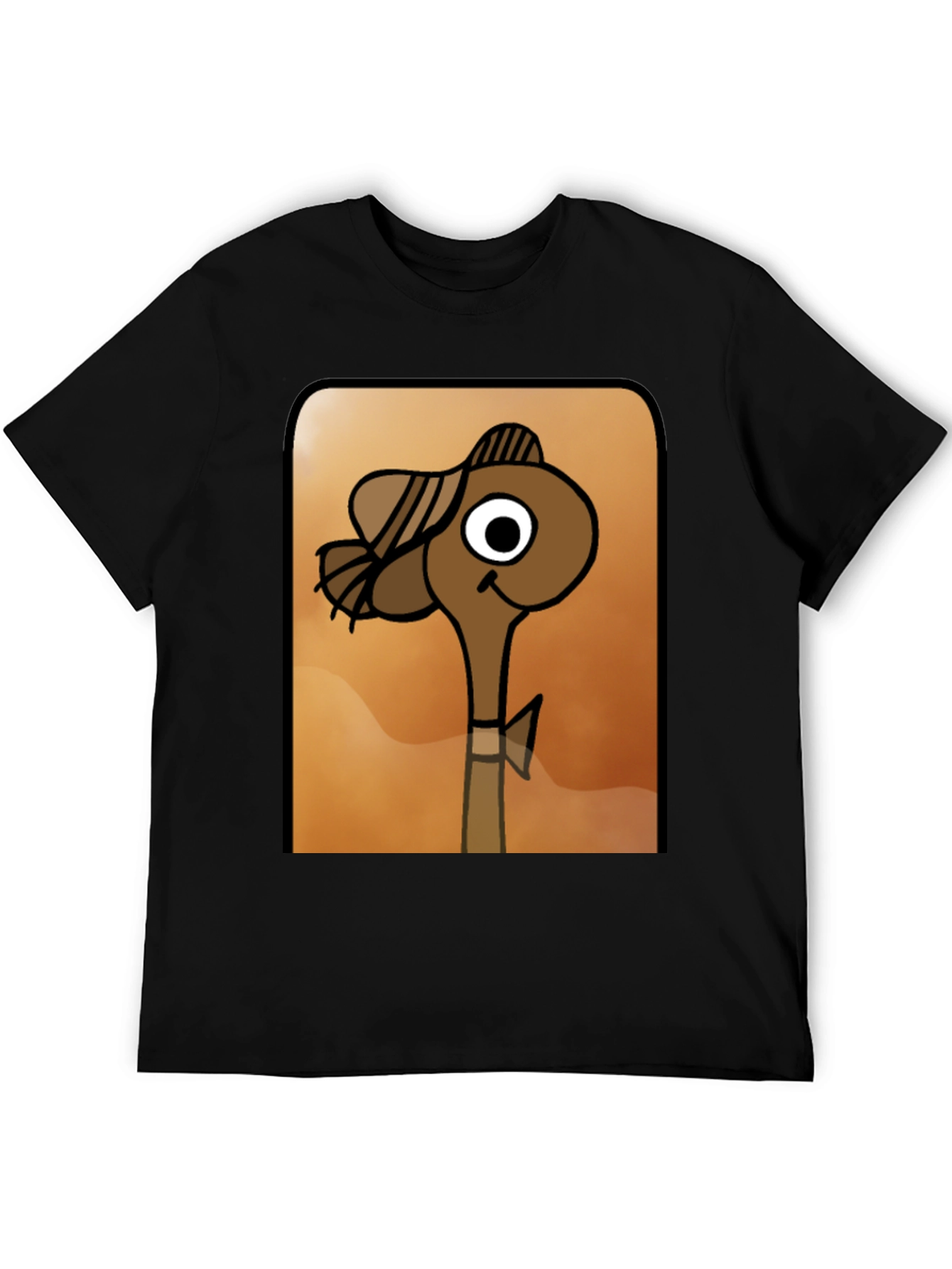 Cartoon Character Graphic Tee - Unique Design
