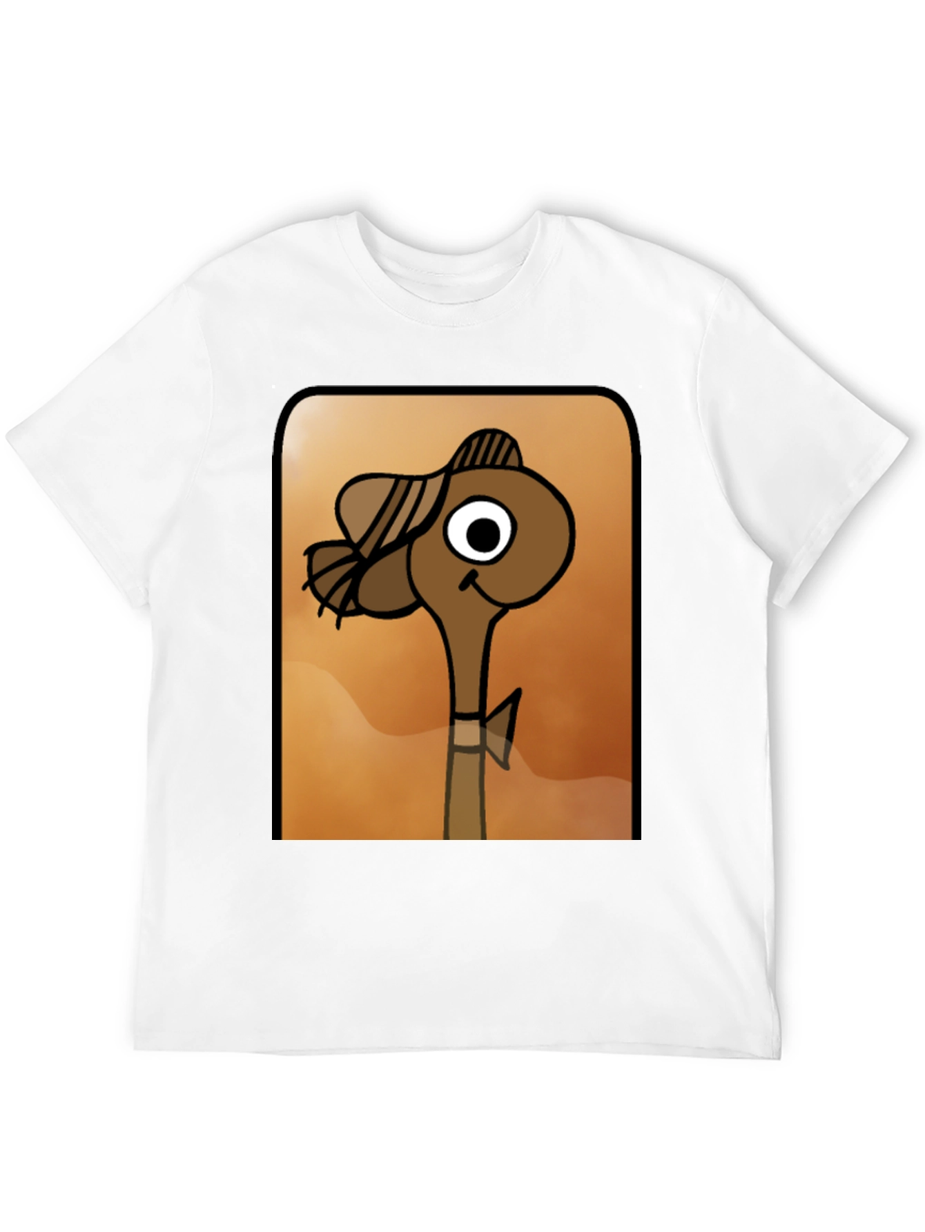 Cartoon Character Graphic Tee - Unique Design