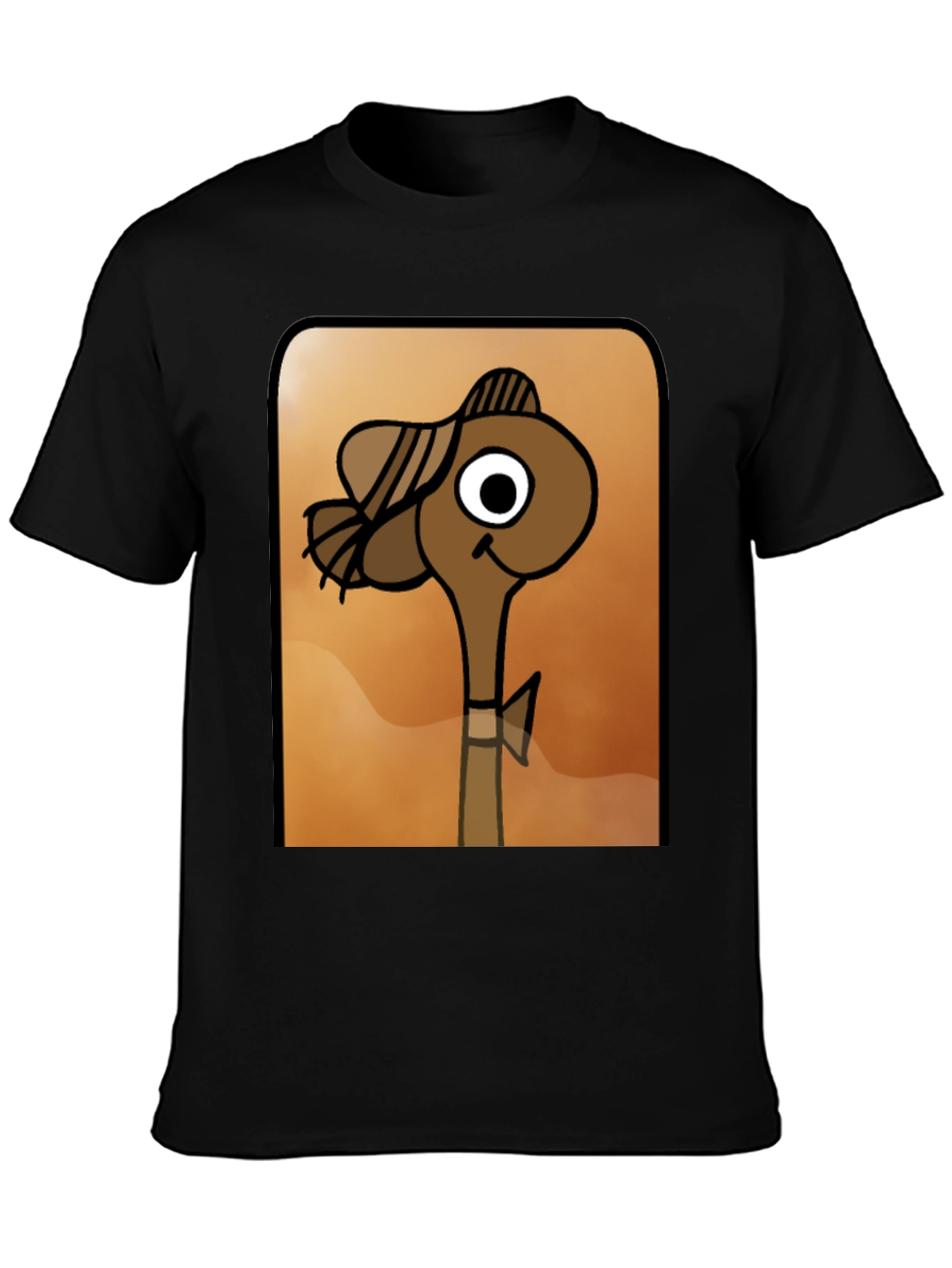 Cartoon Character Graphic Tee - Unique Design