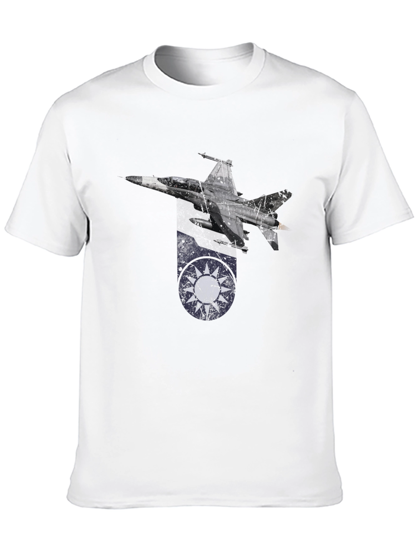 Jet Fighter Graphic T-Shirt - Black