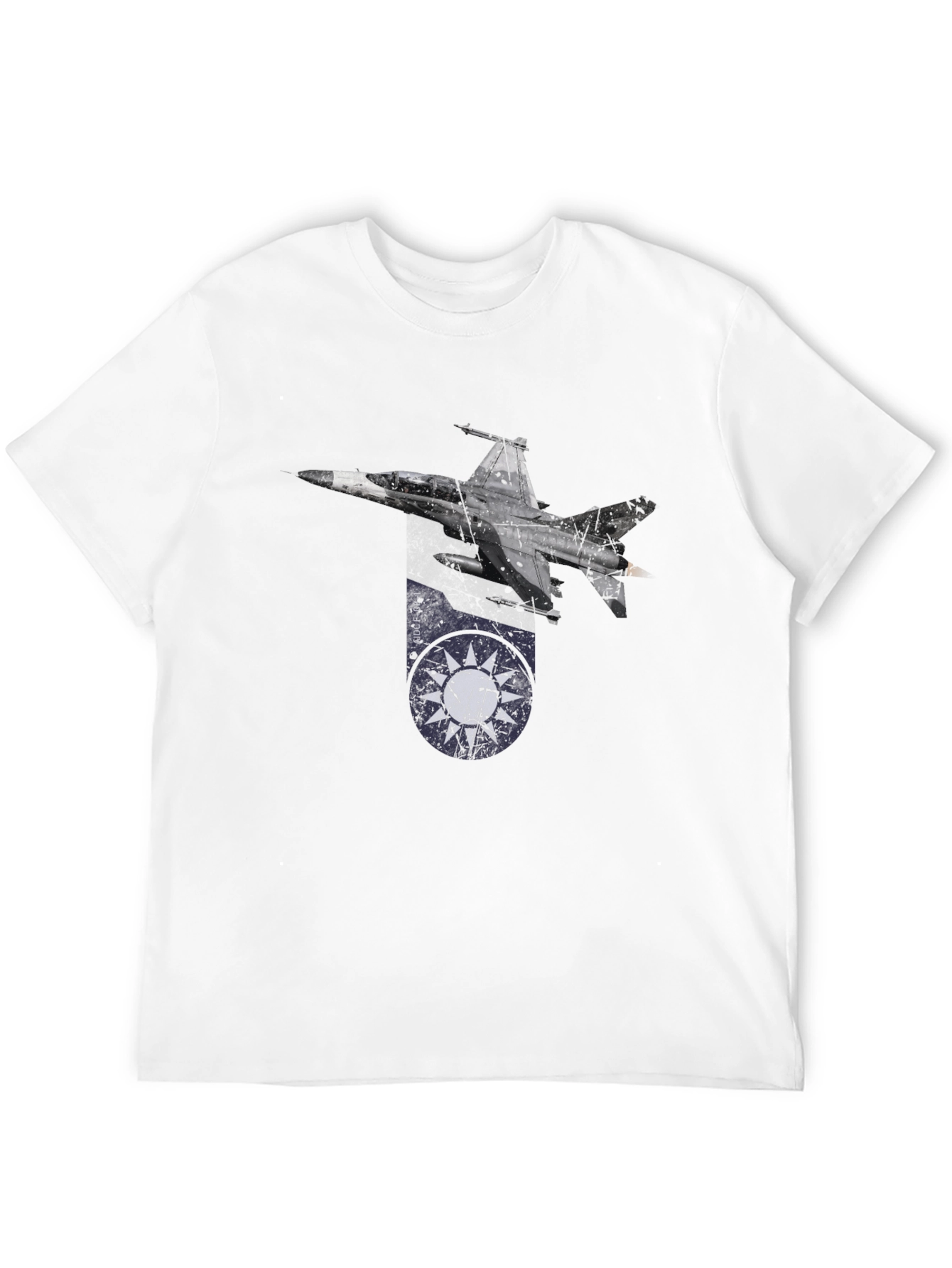 Jet Fighter Graphic T-Shirt - Black
