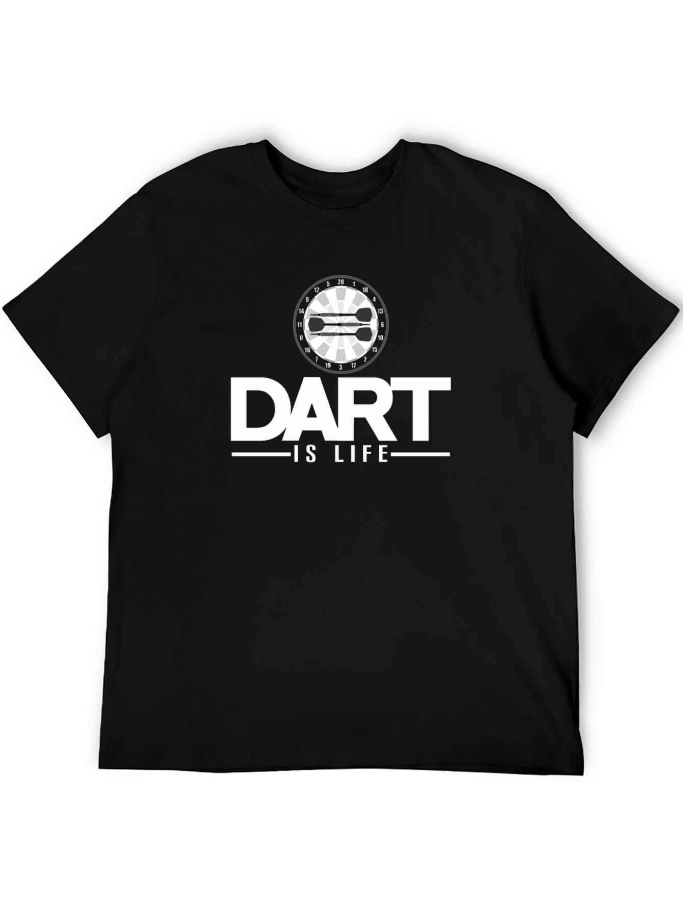 Dart Is Life T-Shirt - Black Graphic Tee