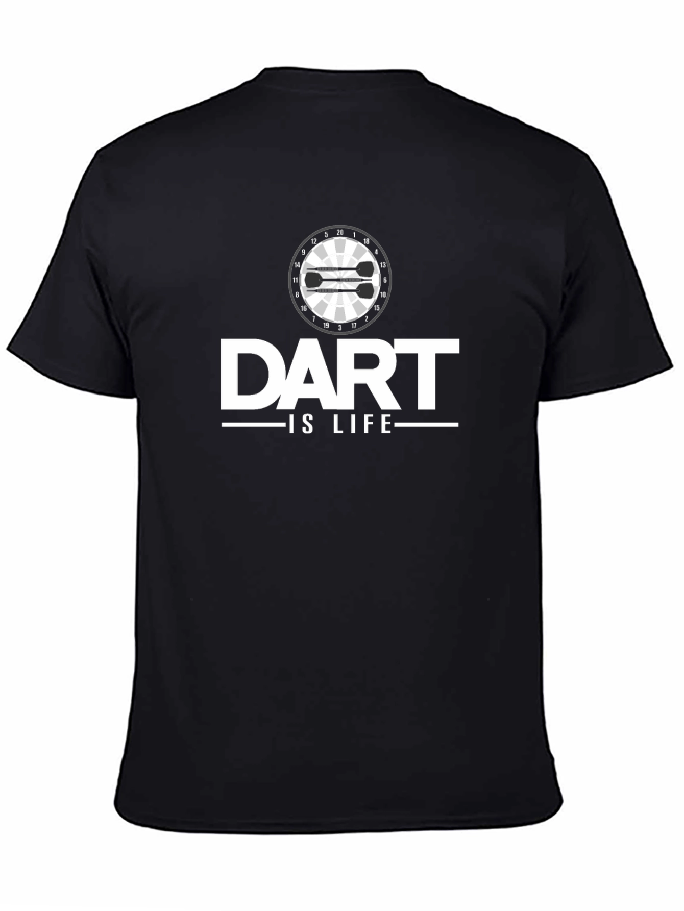 Dart Is Life T-Shirt - Black Graphic Tee