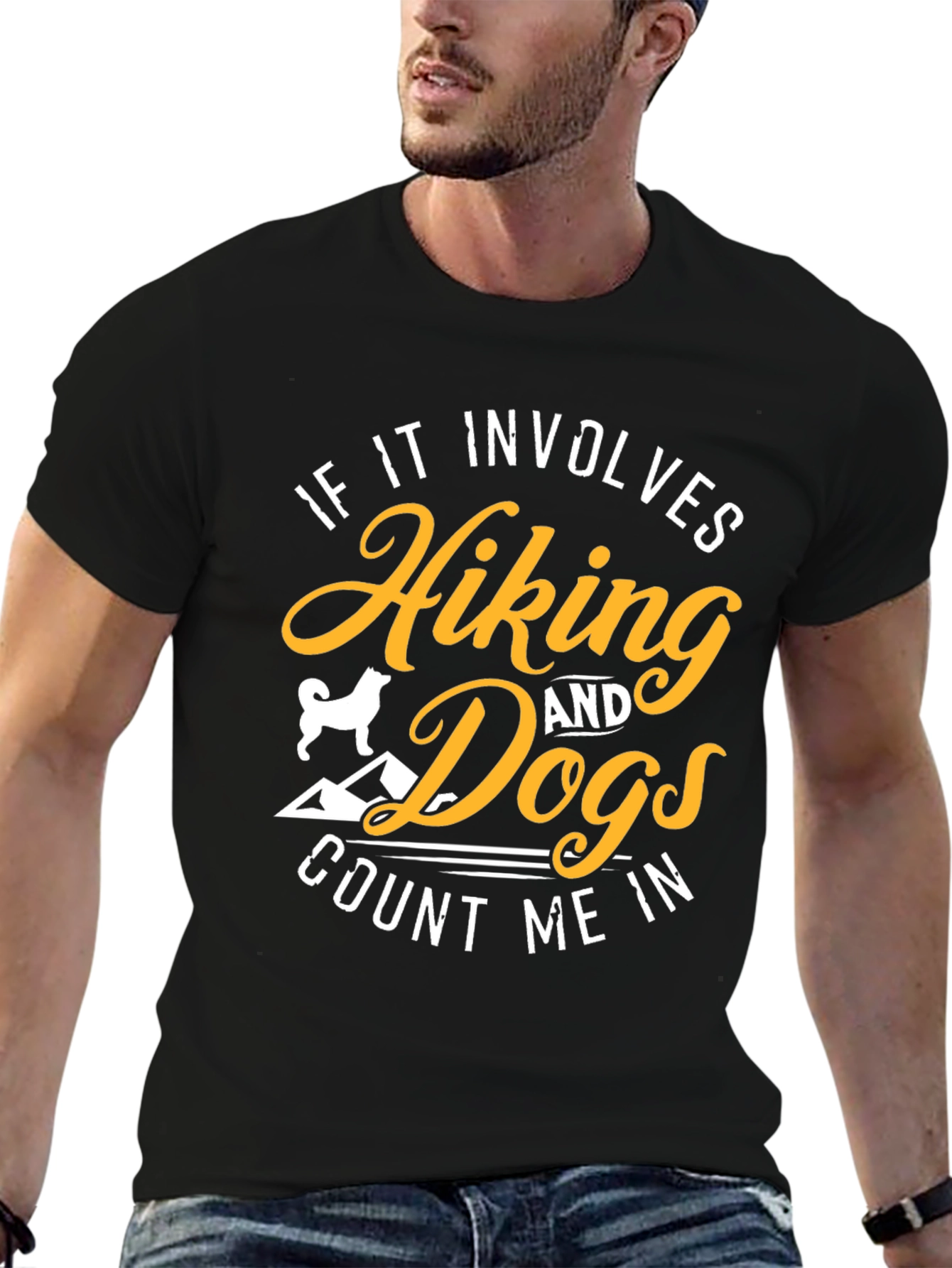 Hiking & Dogs T-Shirt - Count Me In