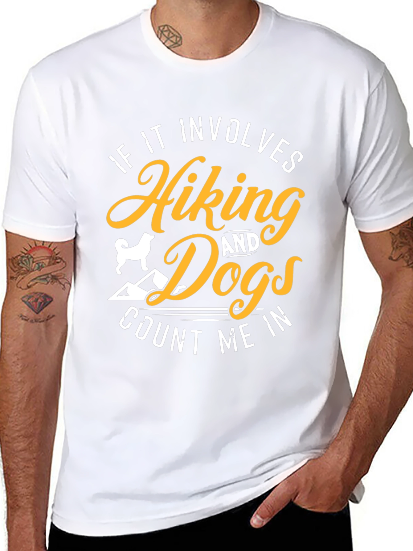Hiking & Dogs T-Shirt - Count Me In