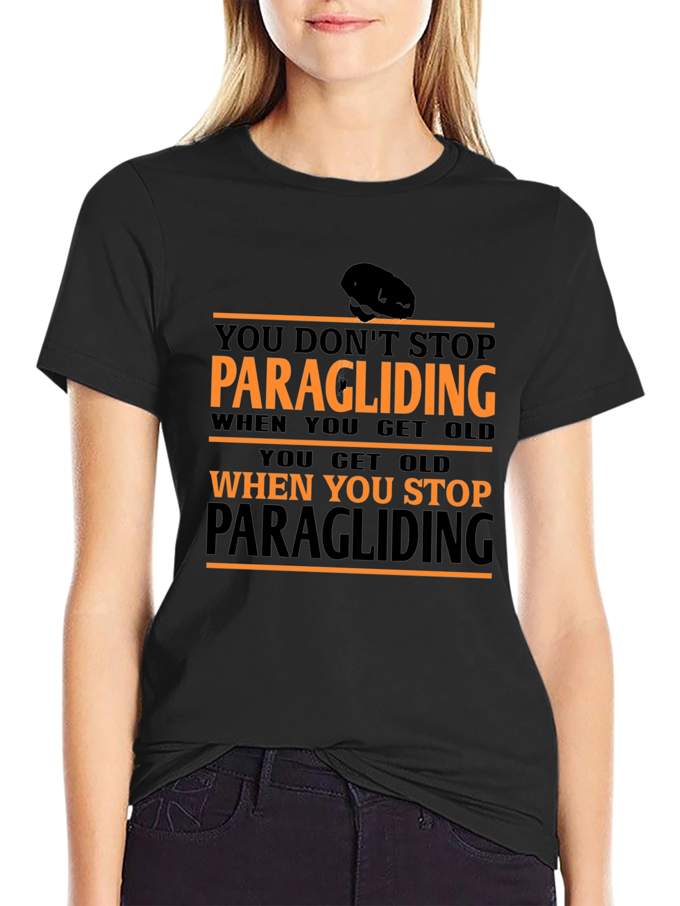 Paragliding Graphic T-Shirt: Dont Stop Paragliding!