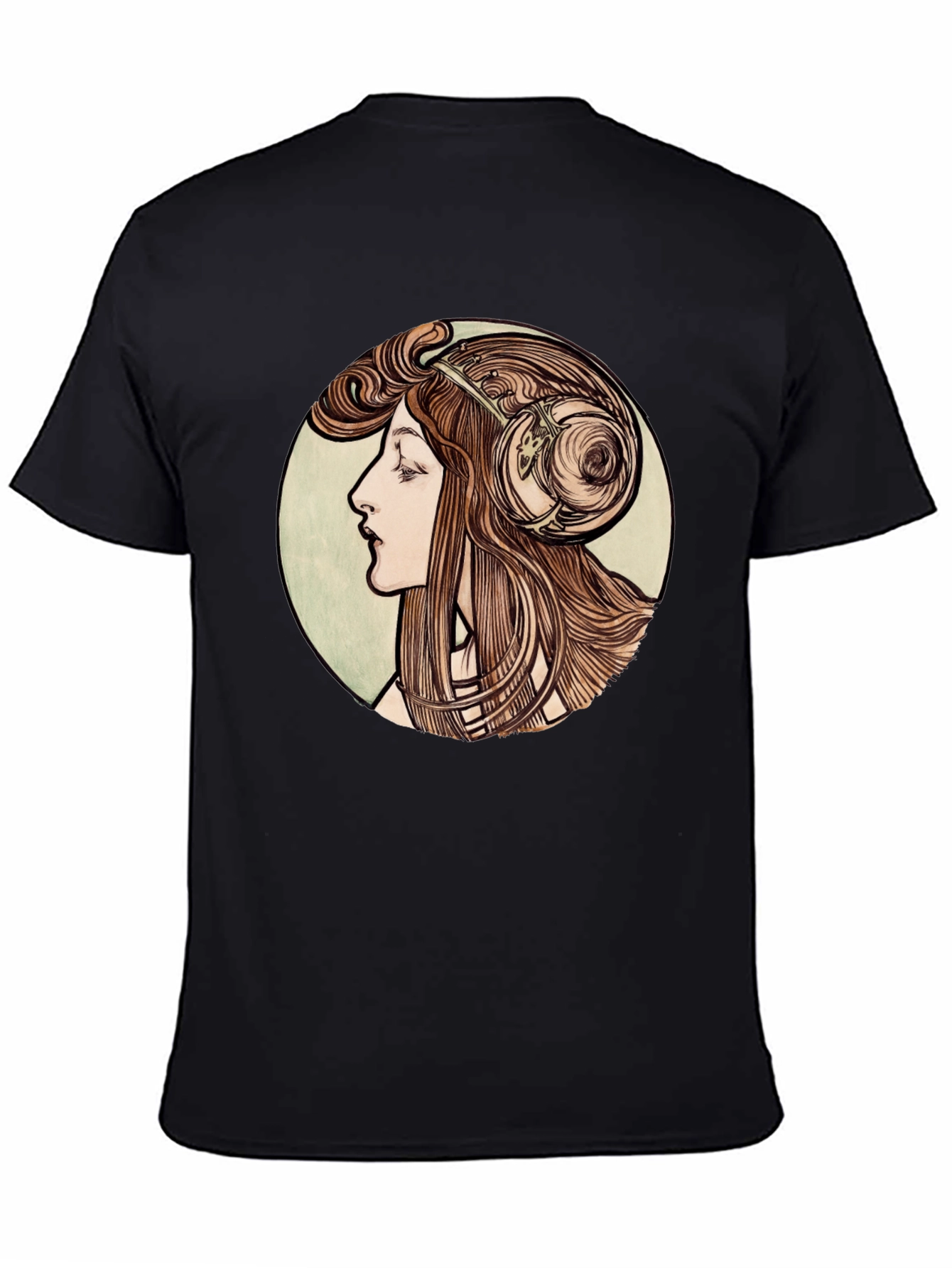 Art Nouveau Woman Graphic T-Shirt