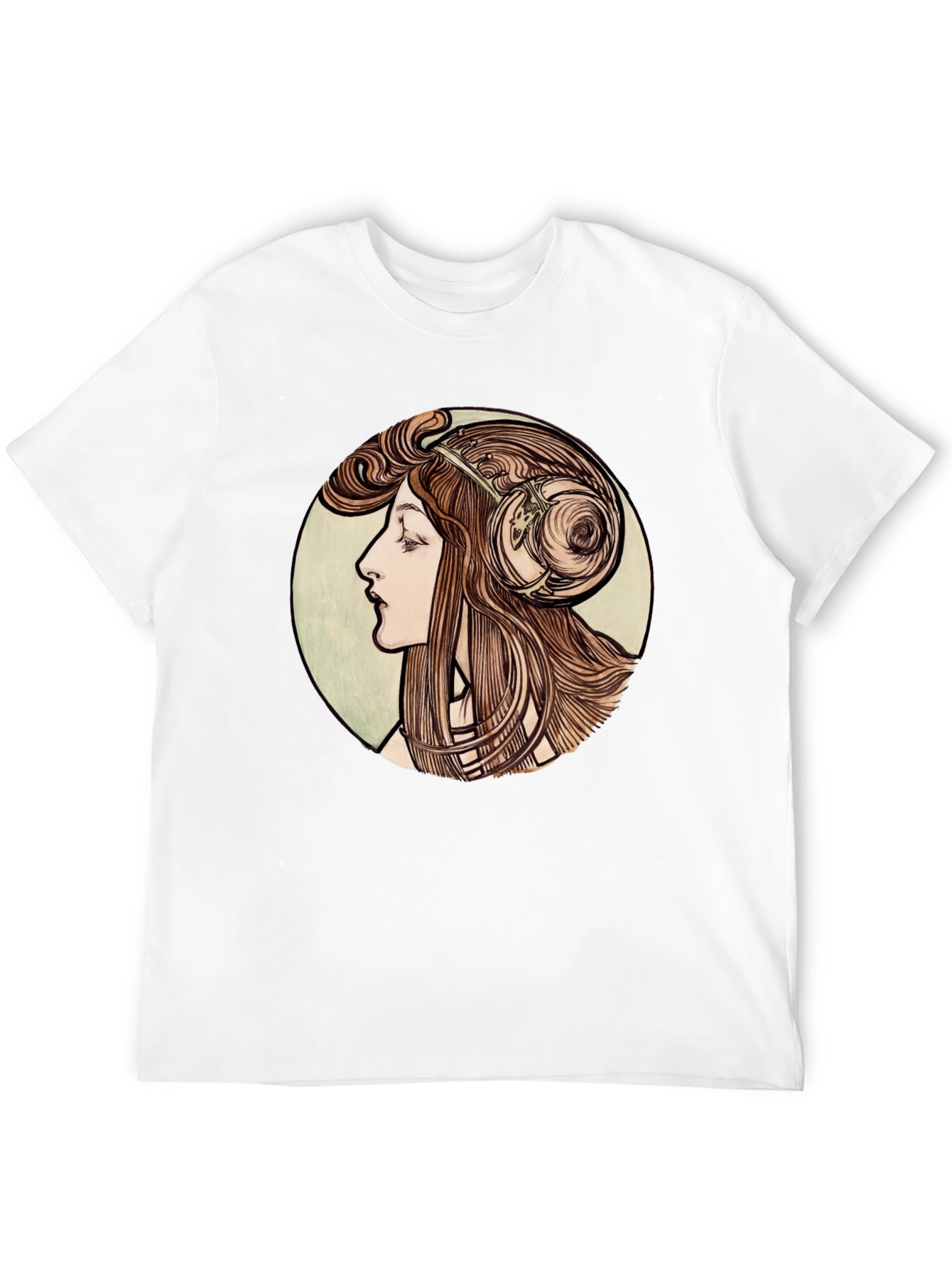 Art Nouveau Woman Graphic T-Shirt