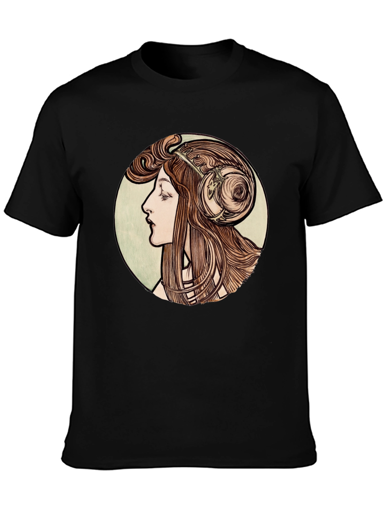 Art Nouveau Woman Graphic T-Shirt