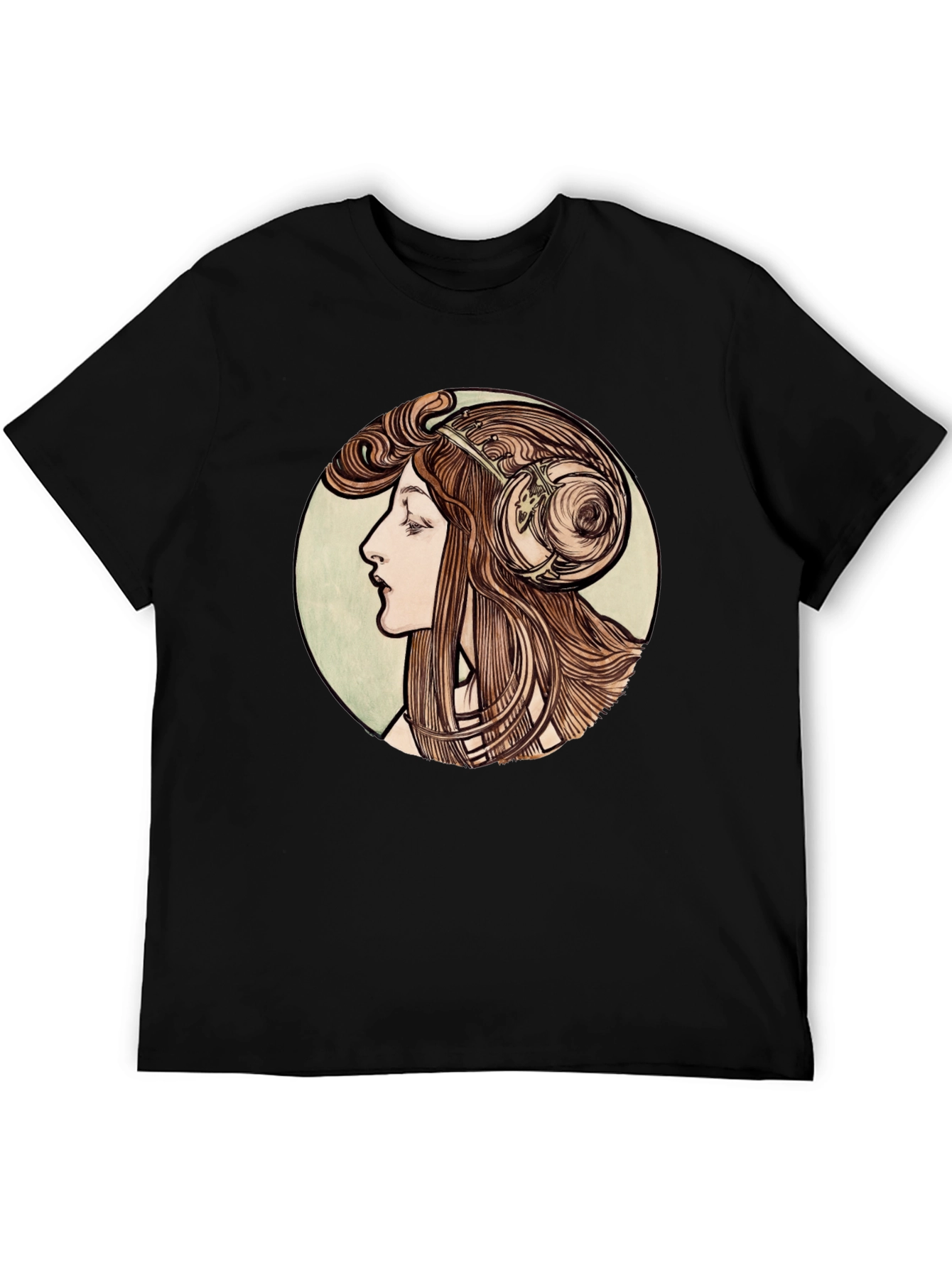 Art Nouveau Woman Graphic T-Shirt
