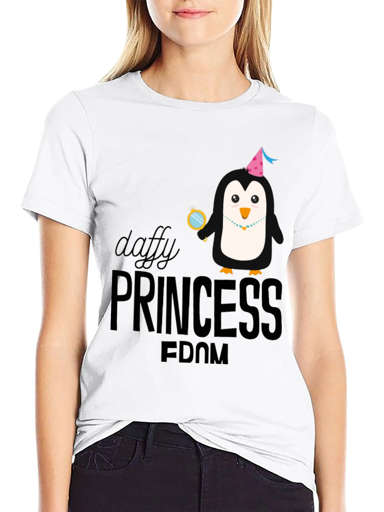 Daffy Princessdom Black T-Shirt