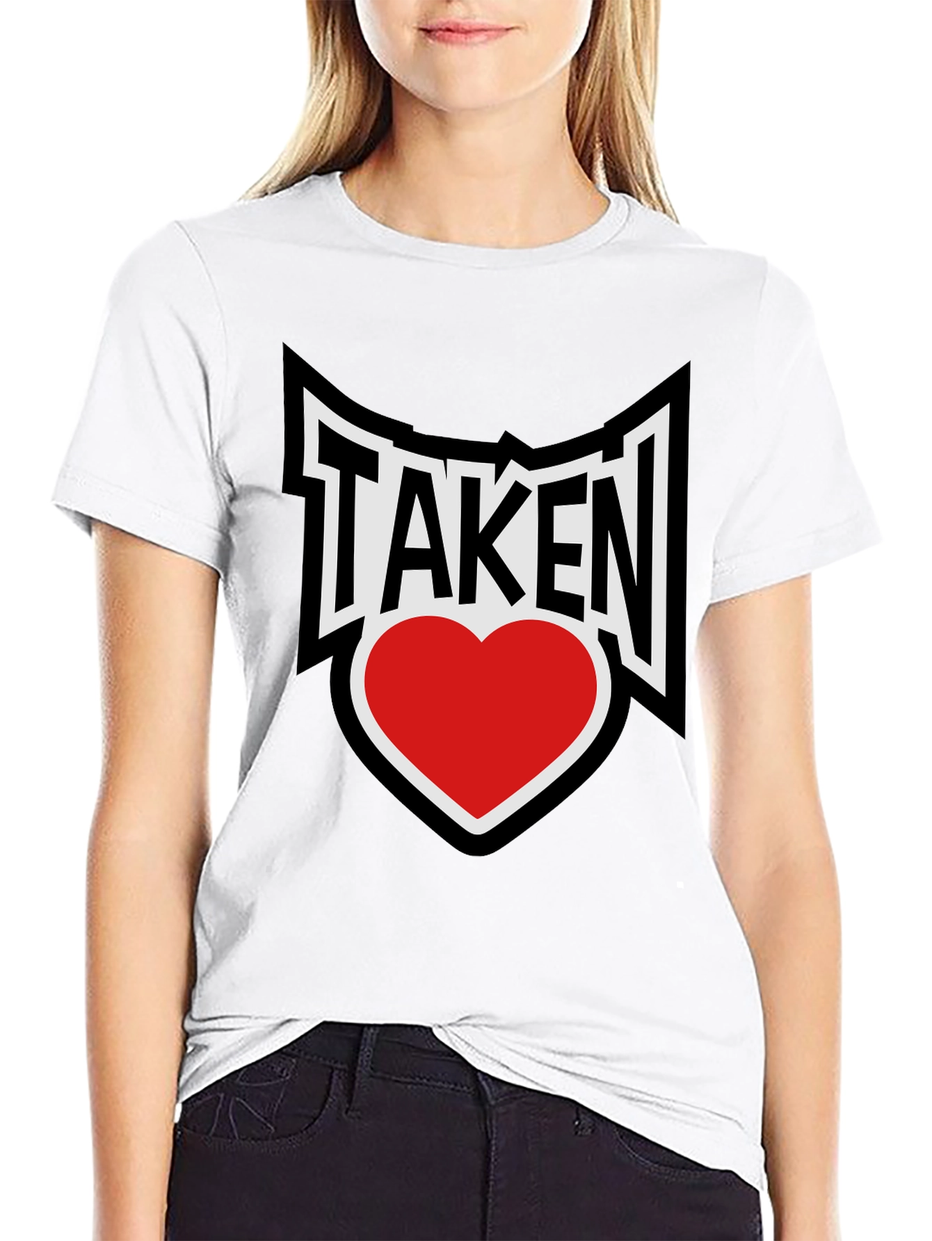 Taken Heart Graphic T-Shirt - Black Cotton Tee