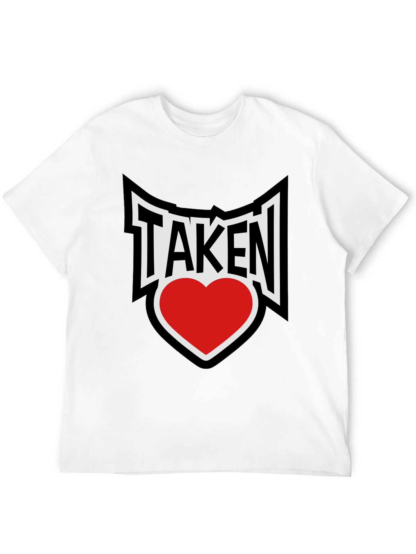 Taken Heart Graphic T-Shirt - Black Cotton Tee