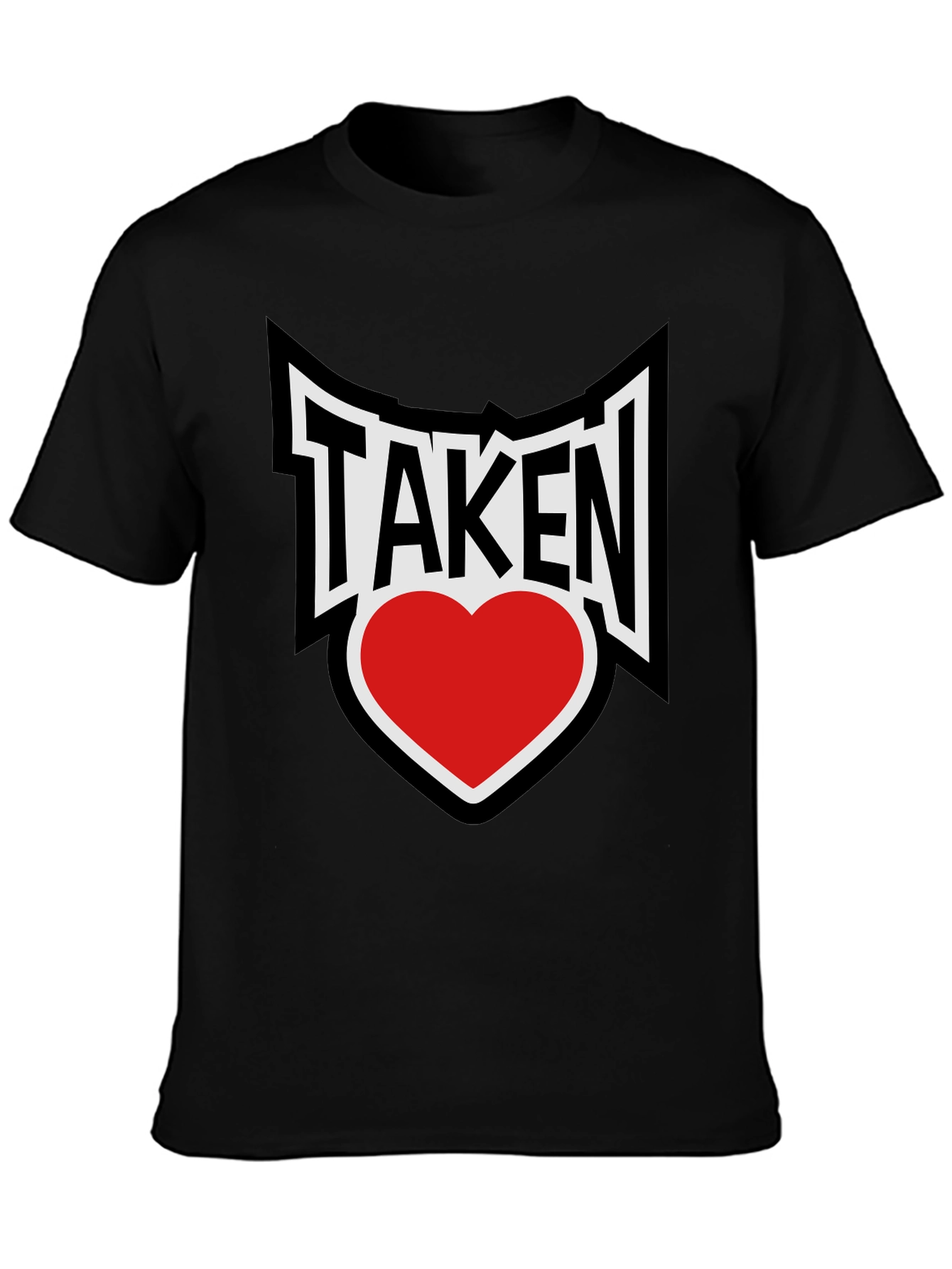 Taken Heart Graphic T-Shirt - Black Cotton Tee