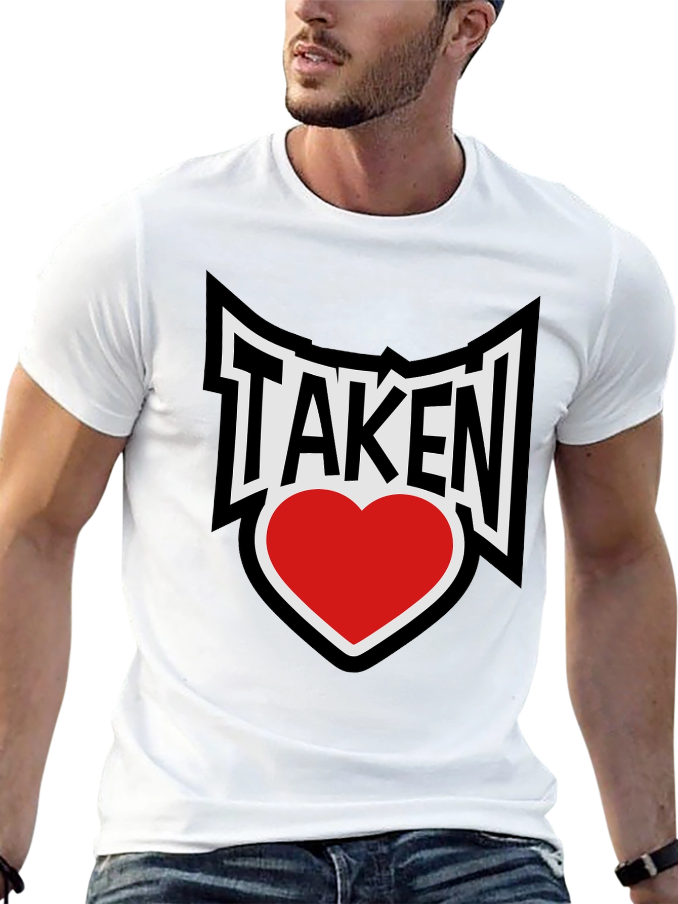 Taken Heart Graphic T-Shirt - Black Cotton Tee