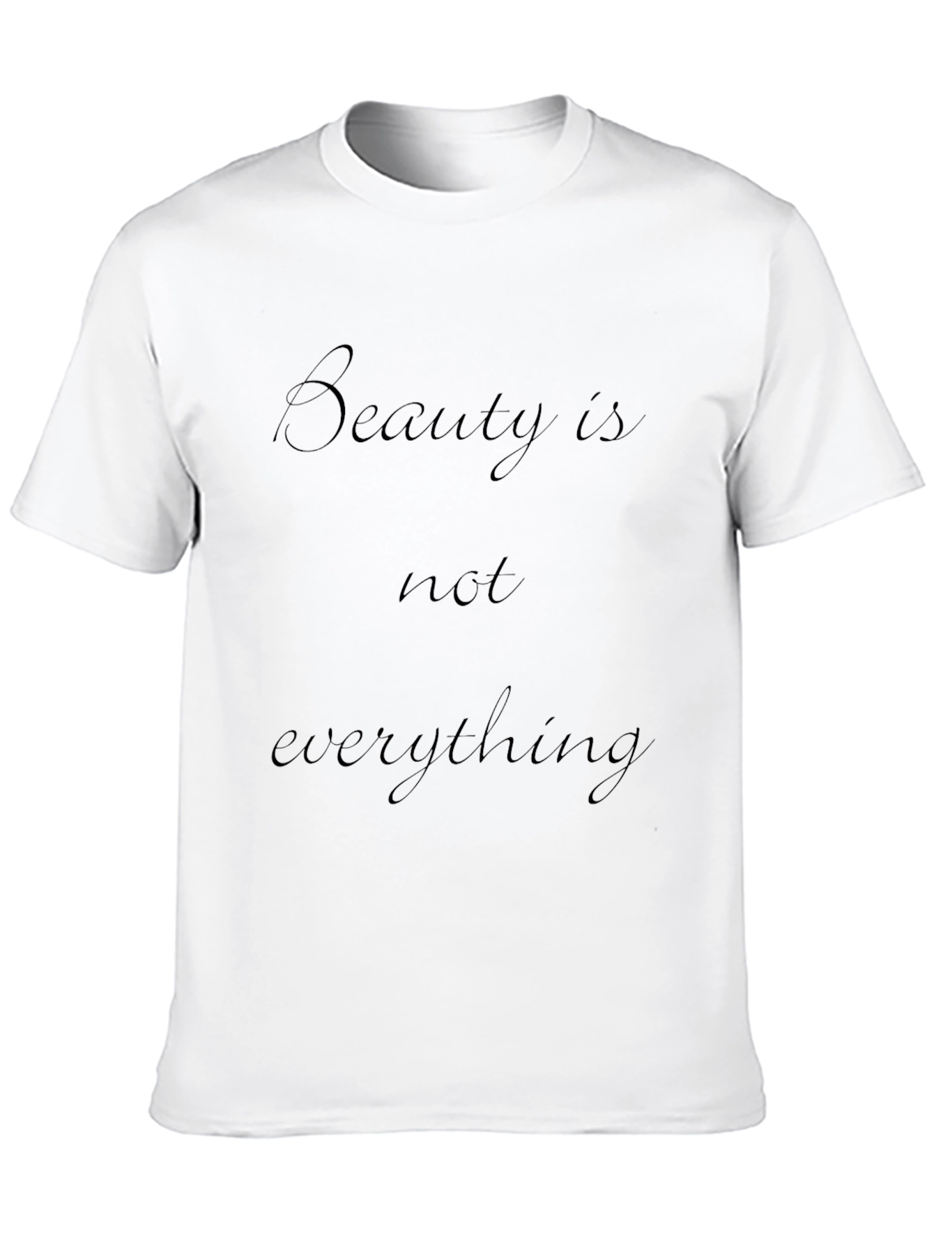 Beauty Isnt Everything Graphic Tee - Black
